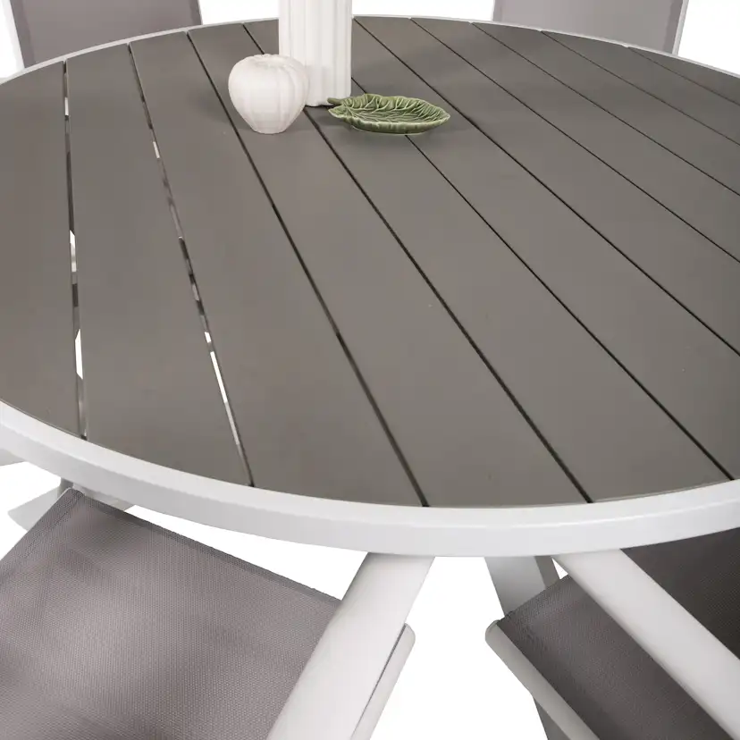 Matgrupp Venture Home Pincy Ø 140 med 6 Bront Stolar