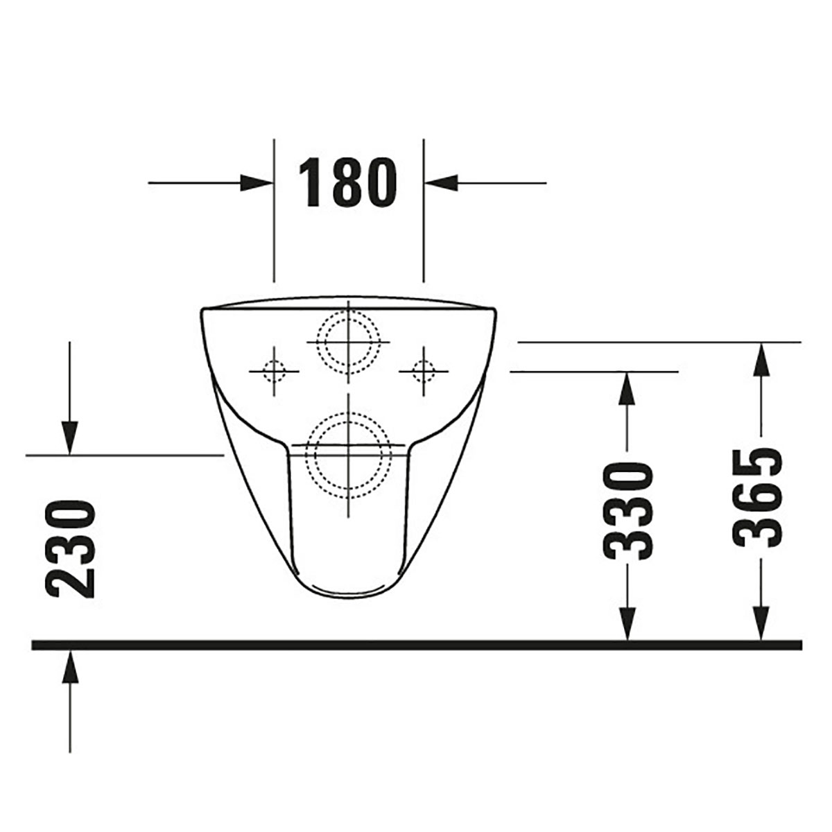 Vägghängd Toalettstol Duravit D-Code Rimless