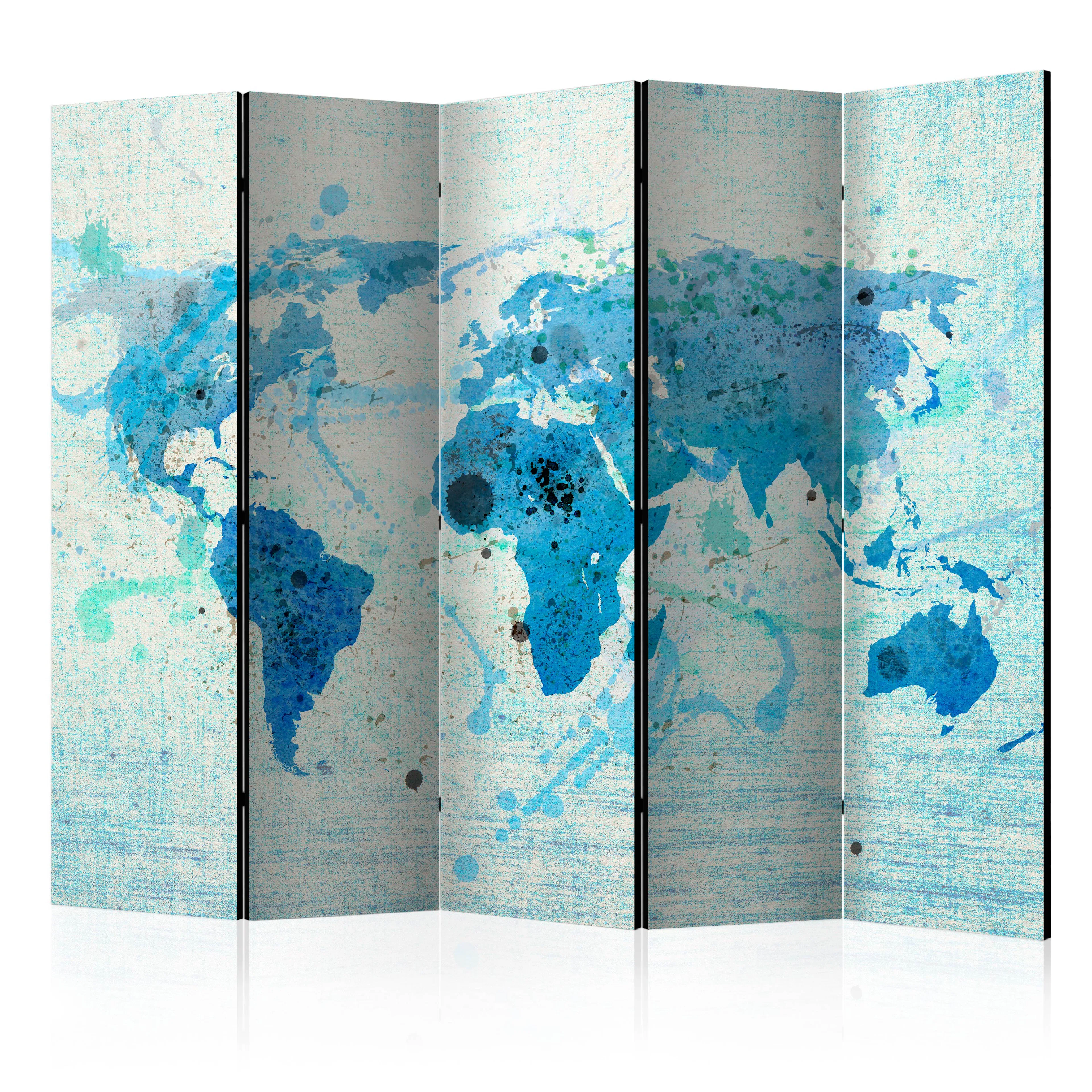 Rumsavdelare Arkiio Cruising and Sailing The World Map II 225x172 cm