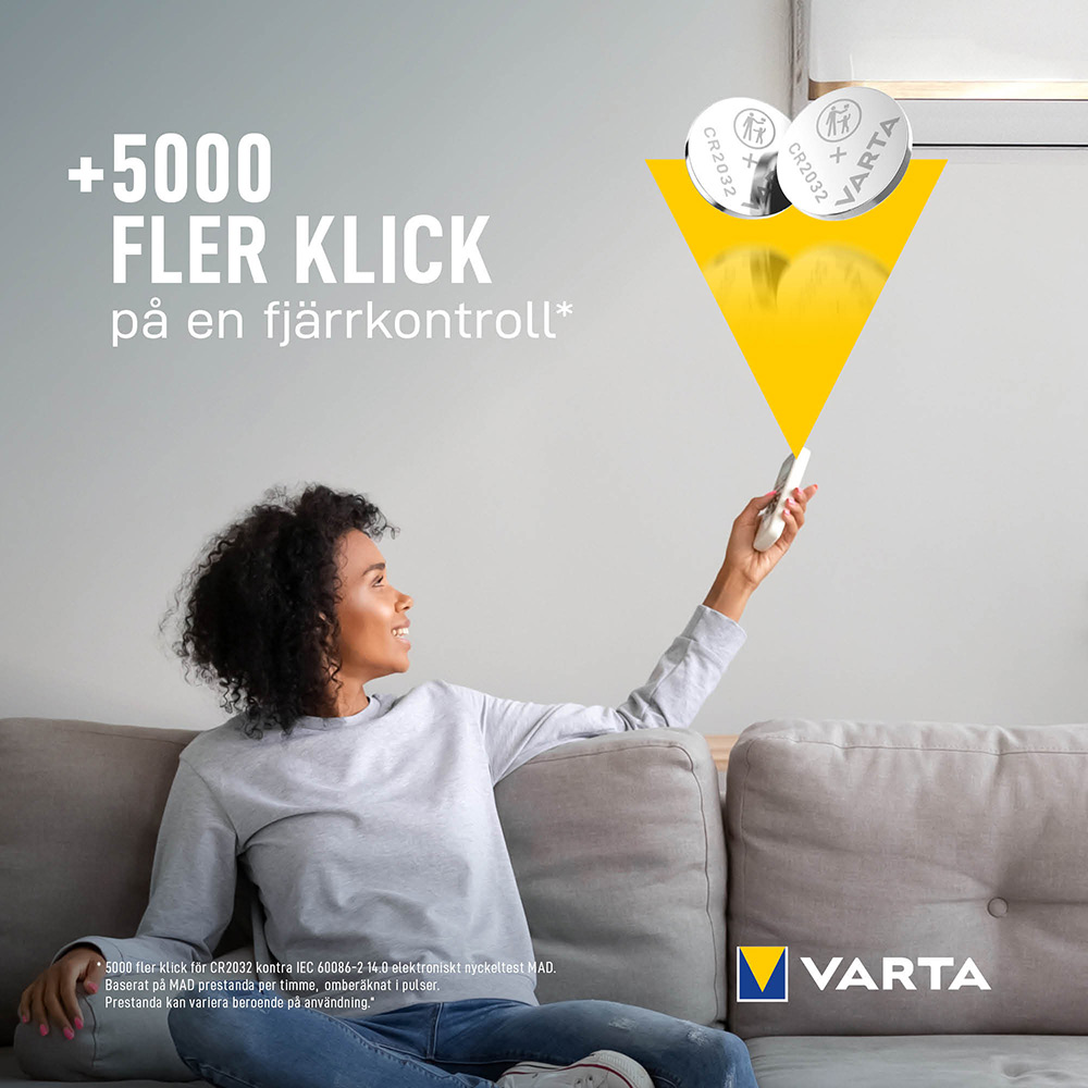 Batteri VARTA Litium CR2032 2-Pack