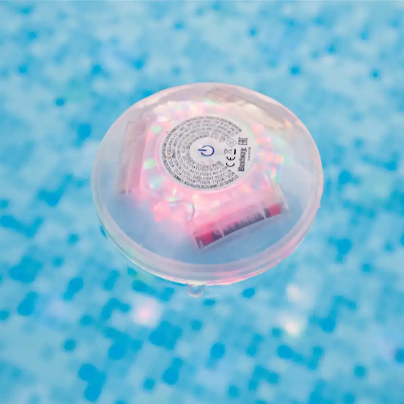 LED-Lampa Bestway Flytande Lampa med Flerfärgsläge till Pool