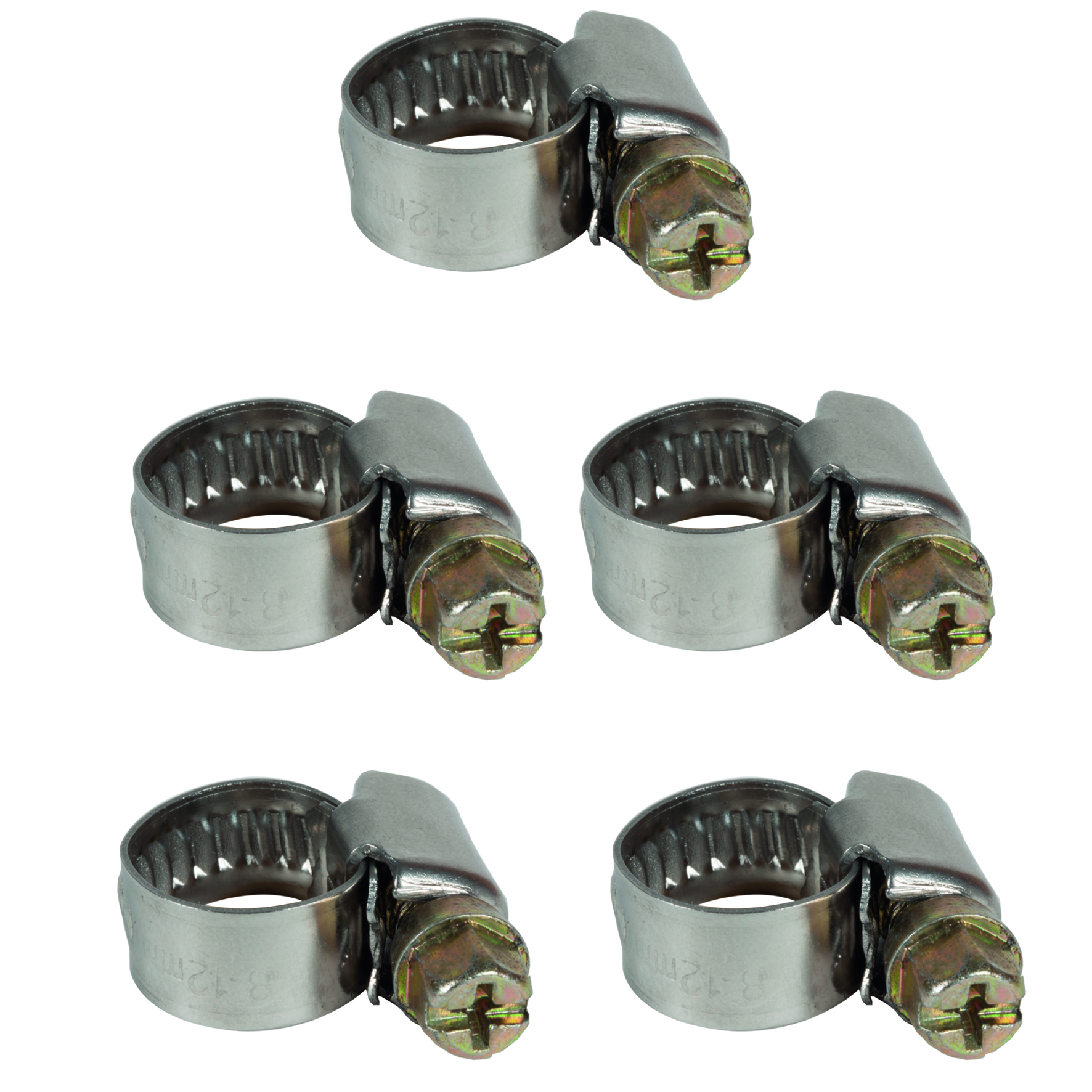 Tryckluftsklämmor Einhell Clip-set, 8–12 mm, 5 delar