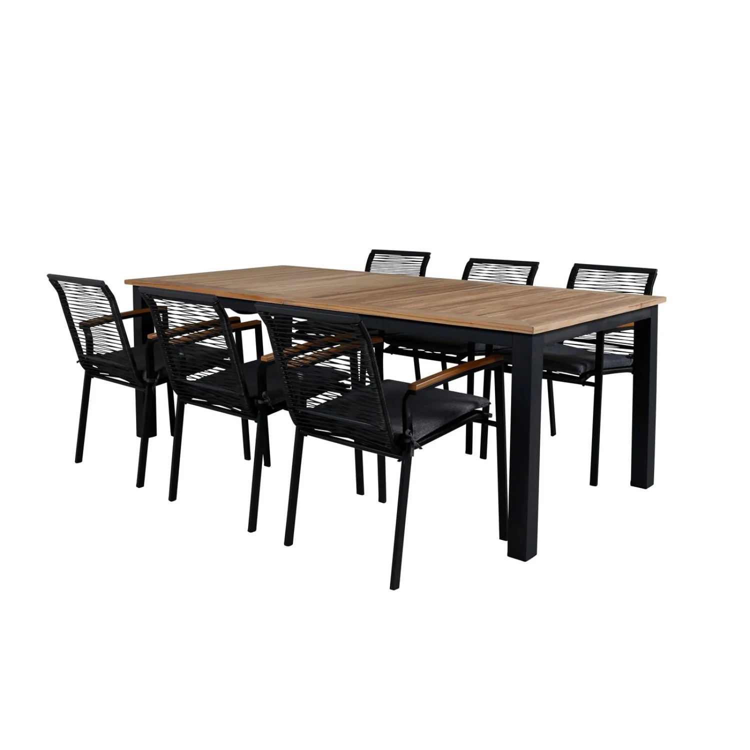Matgrupp Venture Home Perla med 6 Douglas Matstolar