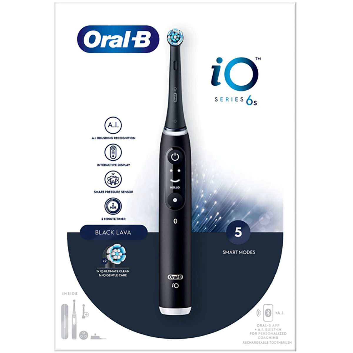 Eltandborste Oral-B iO6S Black Lava
