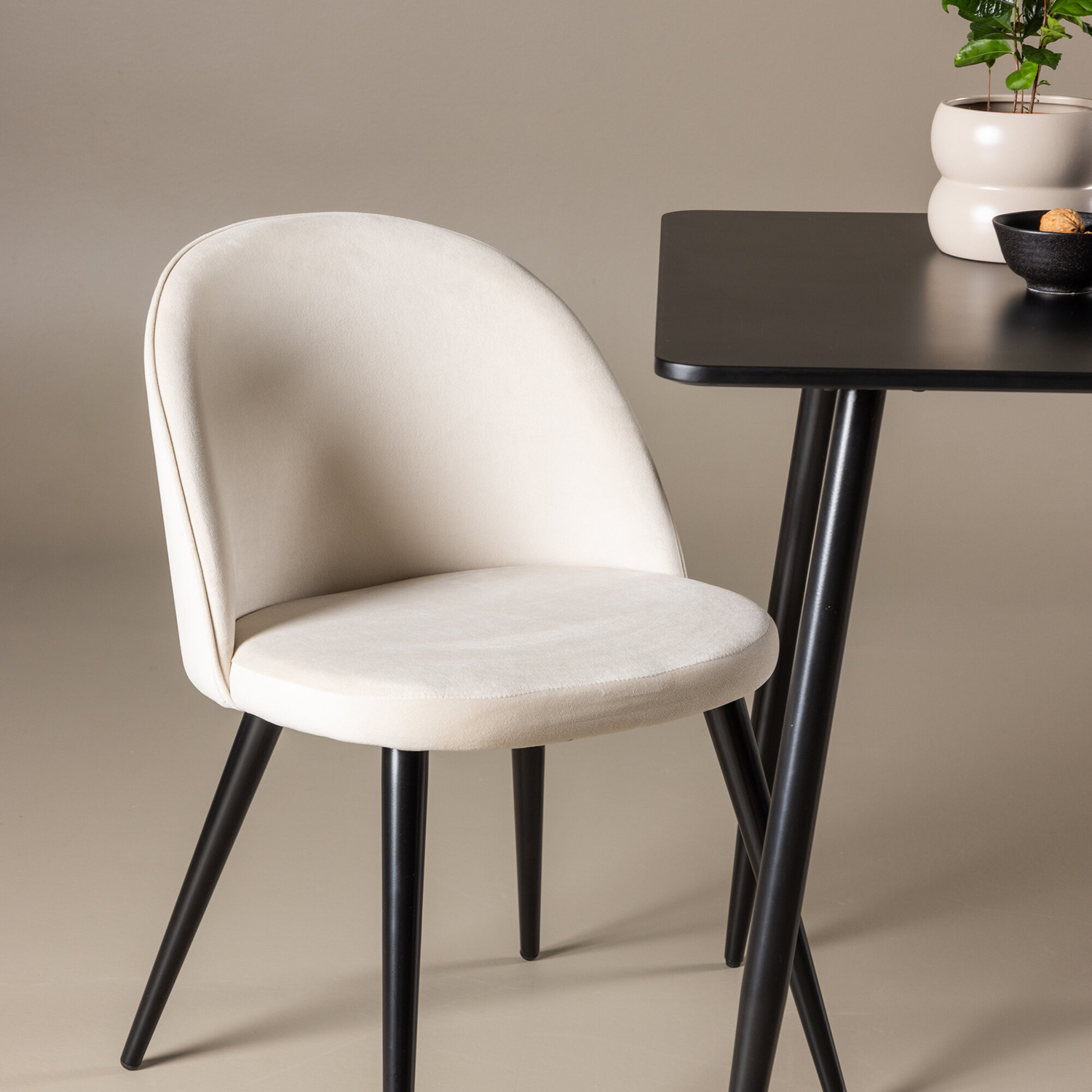 Svart/Beige