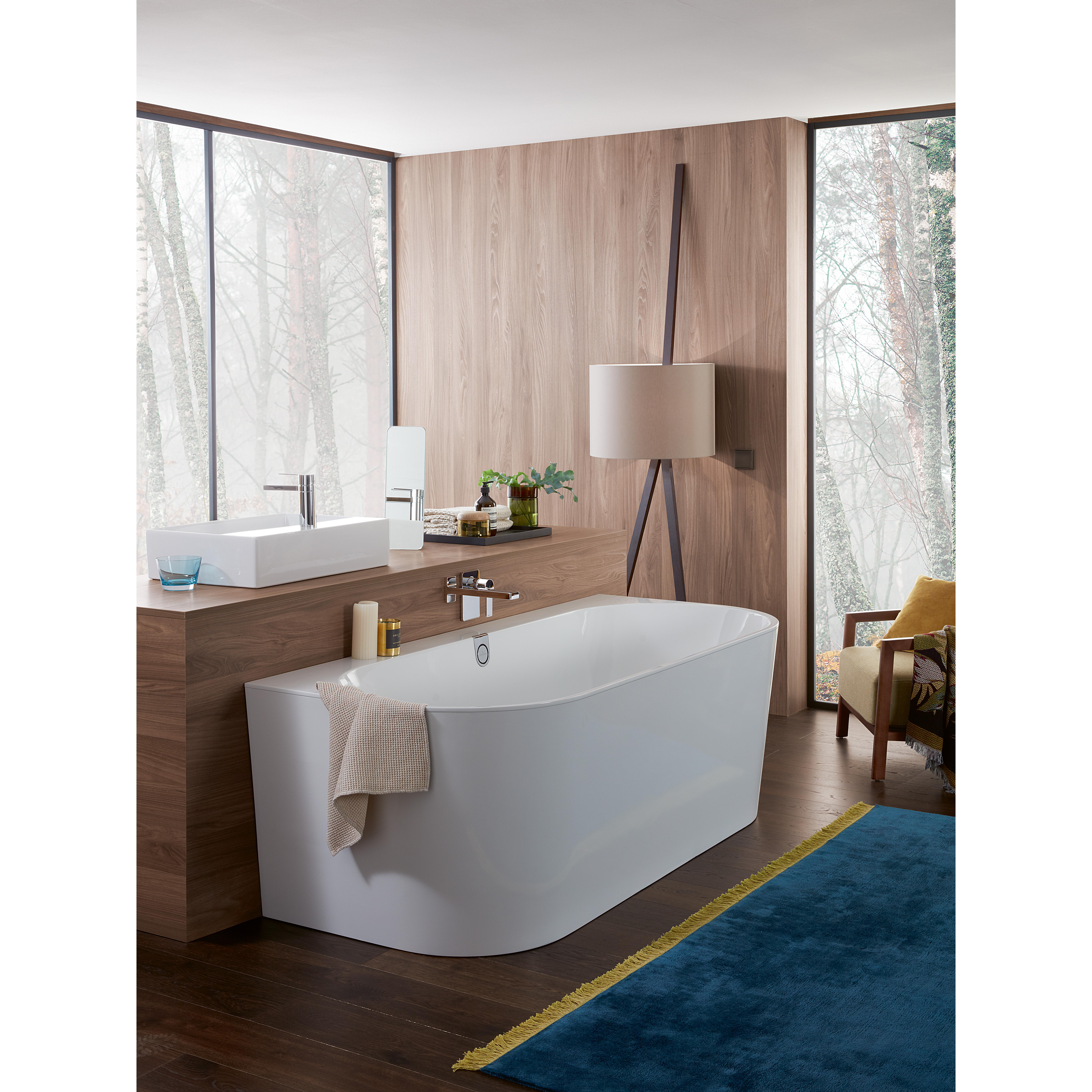 Badkar Villeroy & Boch Oberon 2.0 Mot Vägg