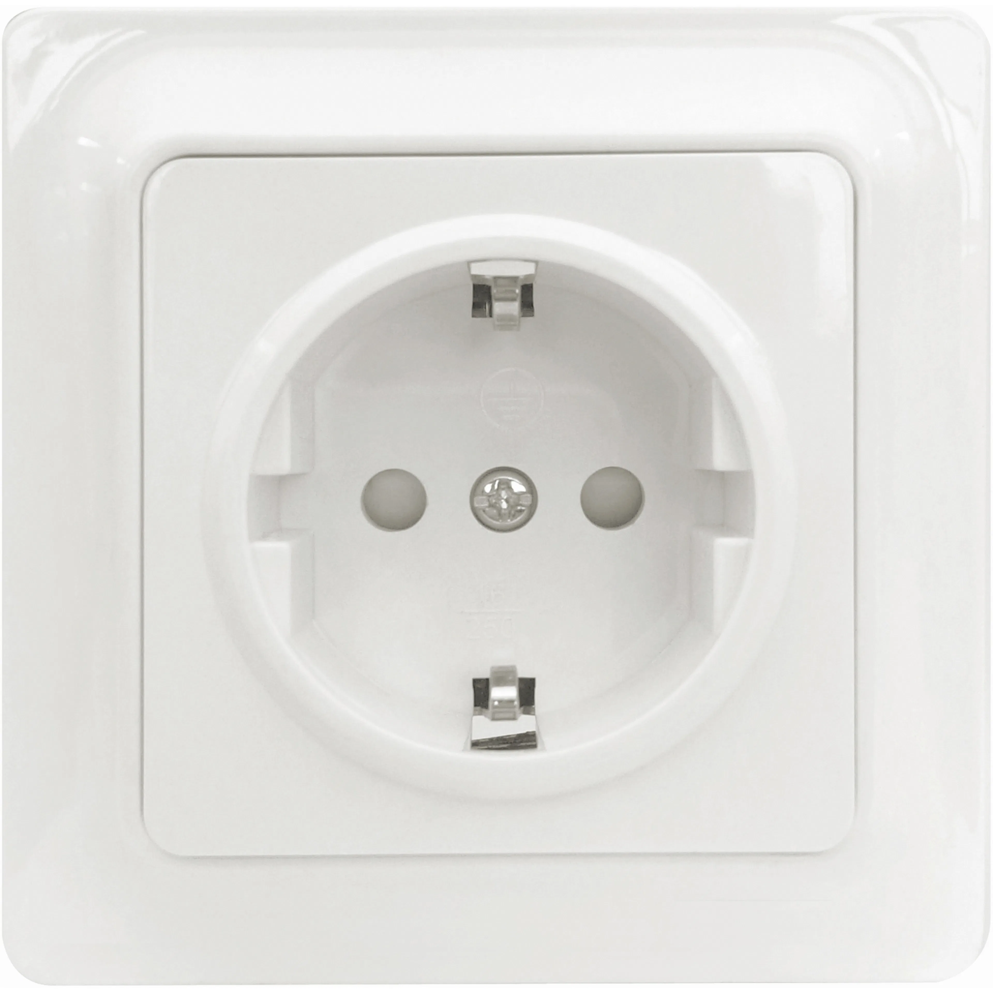 Vägguttag Malmbergs Gamma 1-Vägs Inf med Skruvanslutning