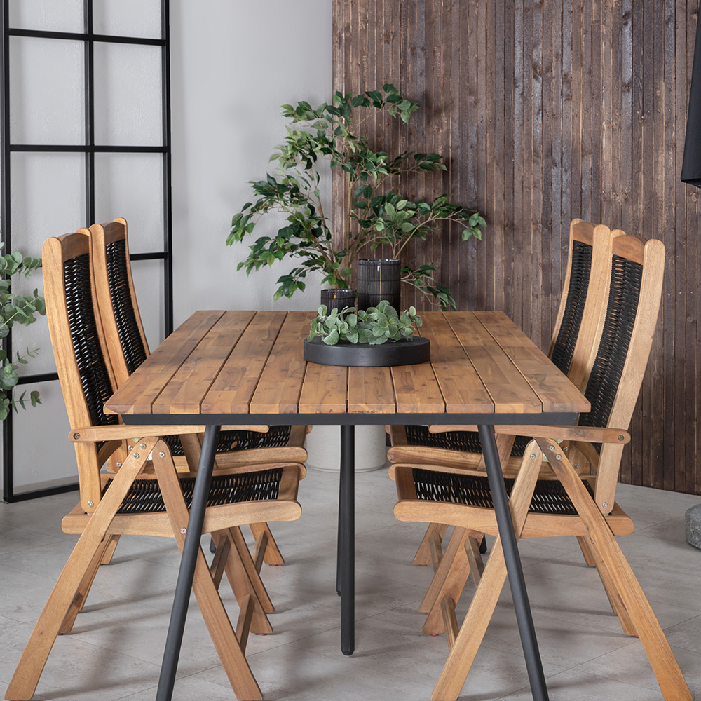 Matgrupp Venture Home Chane med 4 Peder Matstolar
