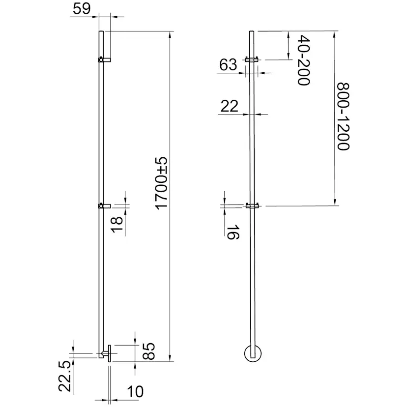 Blandarpaket Scandtap Steel Pleasure 2 med Handdukstork och Accessoarer