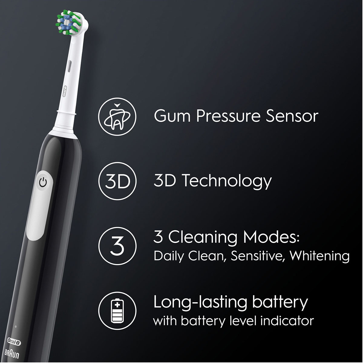 Eltandborste Oral-B Pro1 + Extra Refill