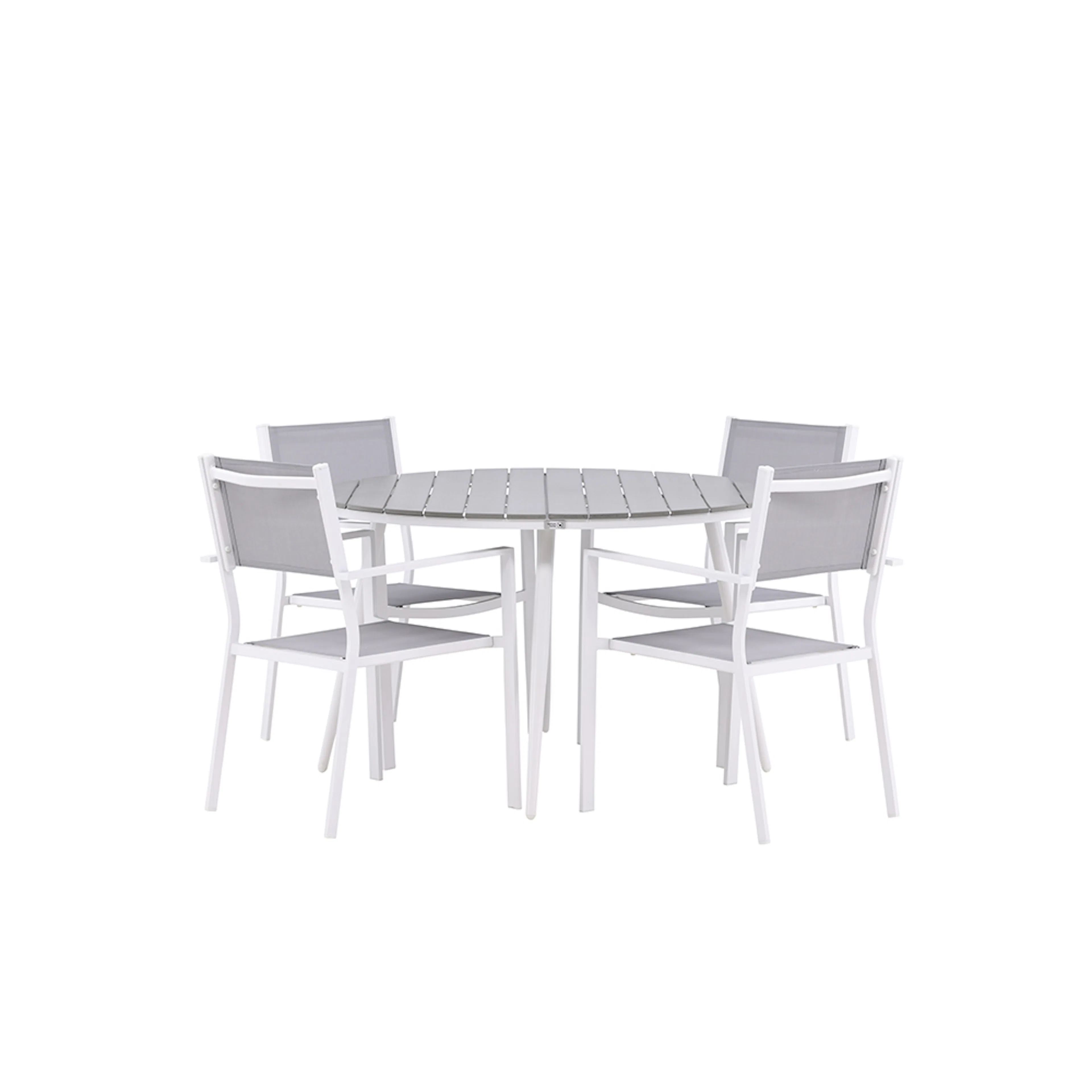 Matgrupp Venture Home Break Ø120 cm med 4 Copacabana Stolar