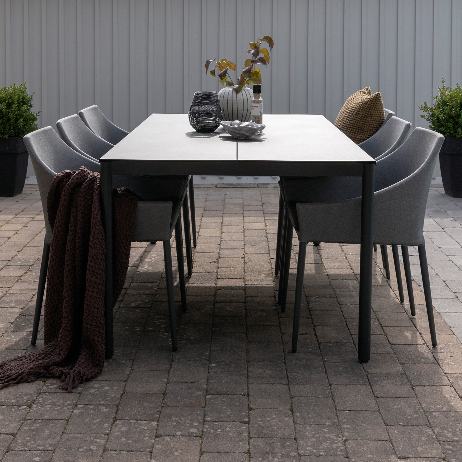 Matgrupp Venture Home Modena 200x100 cm med 6 Spoga Matstolar
