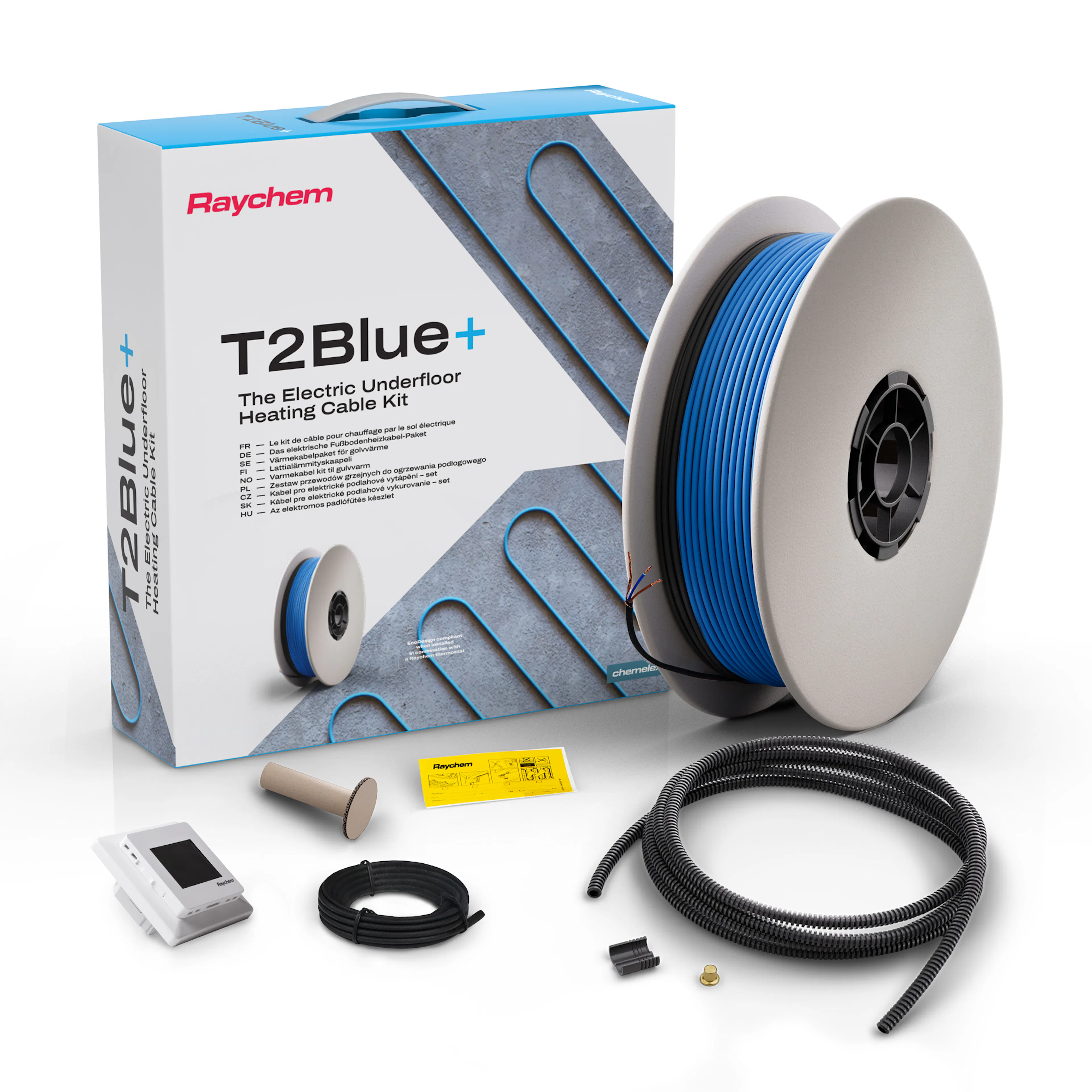 VÄRMEKABEL T2BLÅ+12 100M TERM R-BL12P-100M-1200W/SENZ-WIFI 100 m