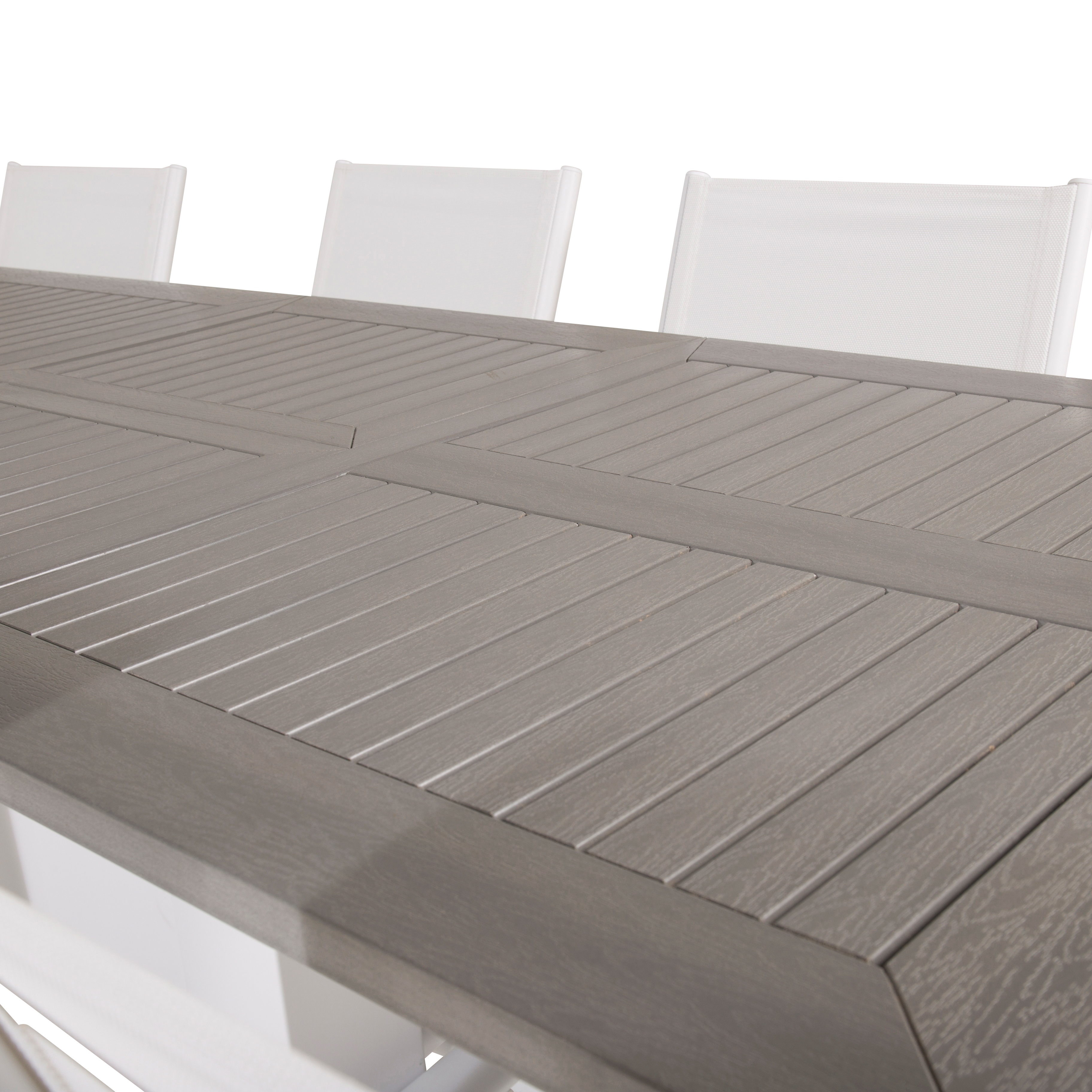 Matgrupp Venture Home Aleyna 160/240 med 8 Siri Matstolar