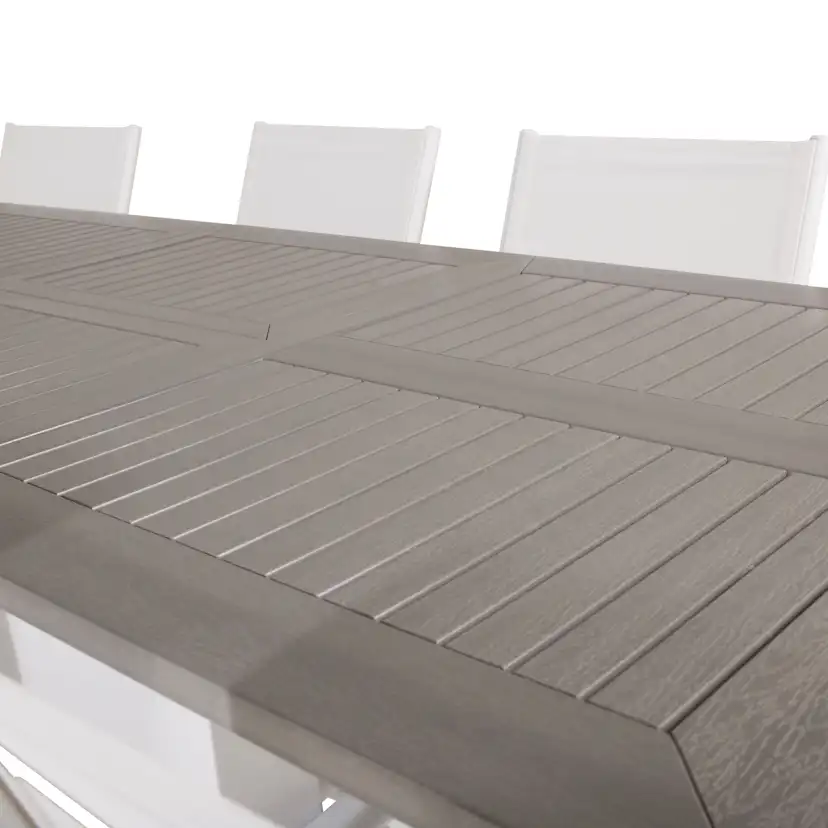 Matgrupp Venture Home Aleyna 160/240 med 8 Siri Matstolar