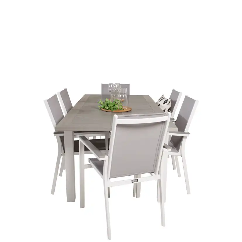 Matgrupp Venture Home Aleyna 152/210 med 6 Pincy Stolar