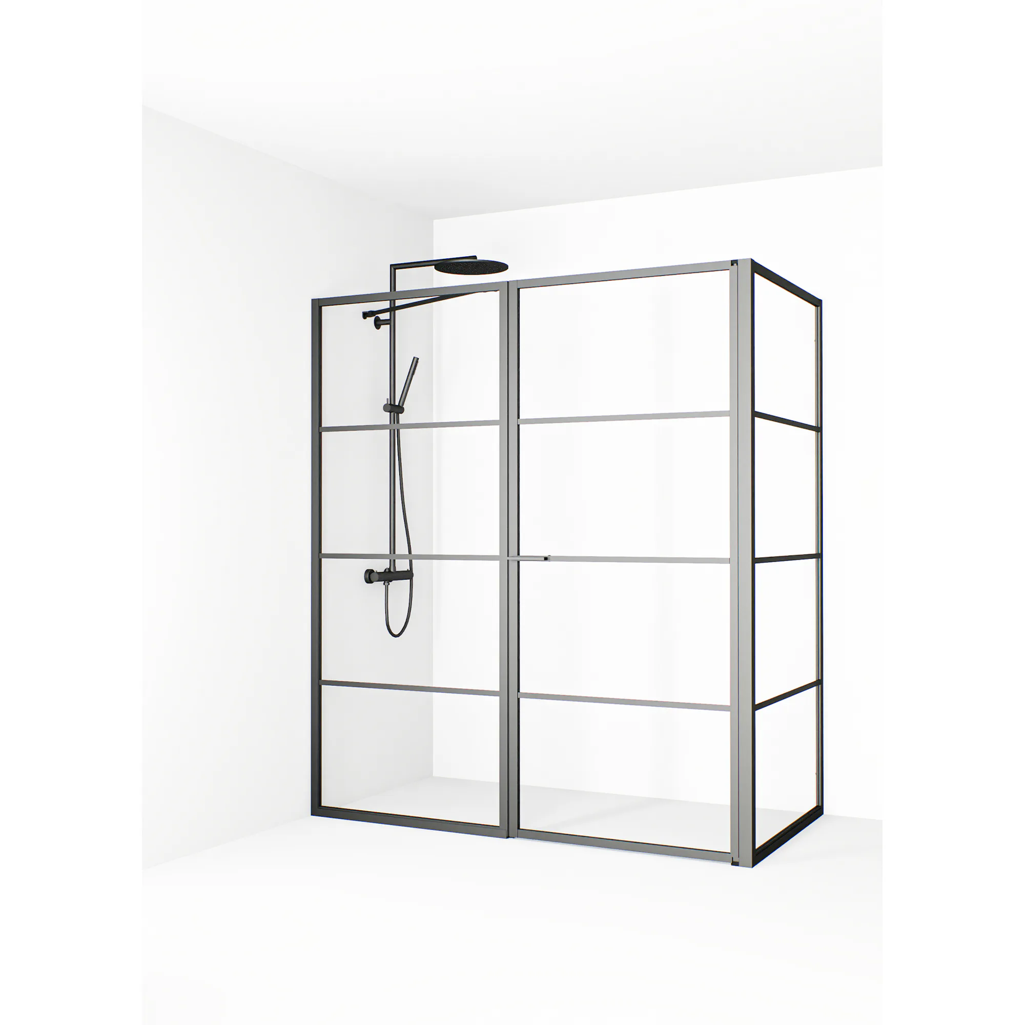 Empire L Med Spröjs Gun metal 76x85x88(1745-1775) Storlek: 760x850x880 mm