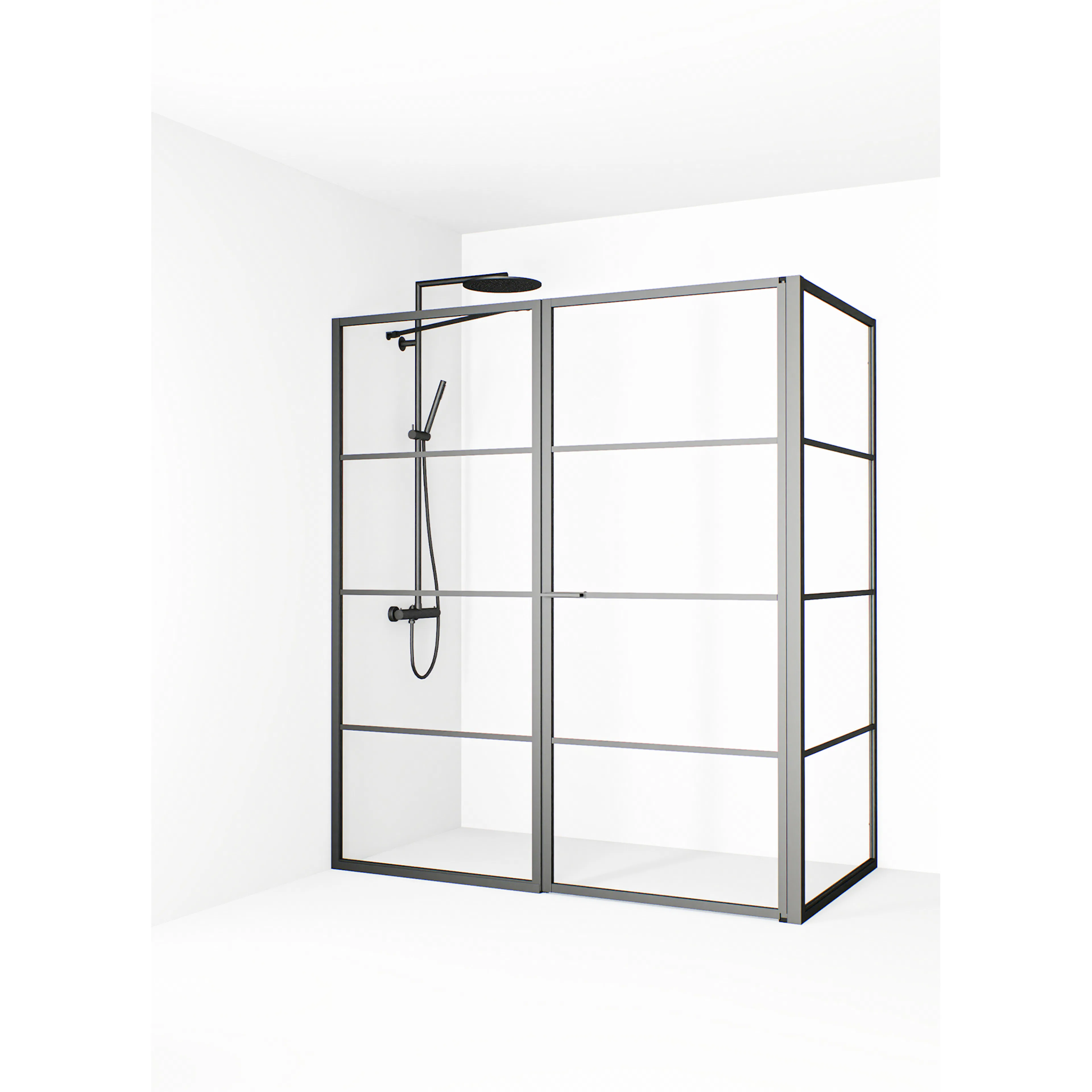Empire L Med Spröjs Gun metal 76x85x88(1745-1775) Storlek: 760x850x880 mm