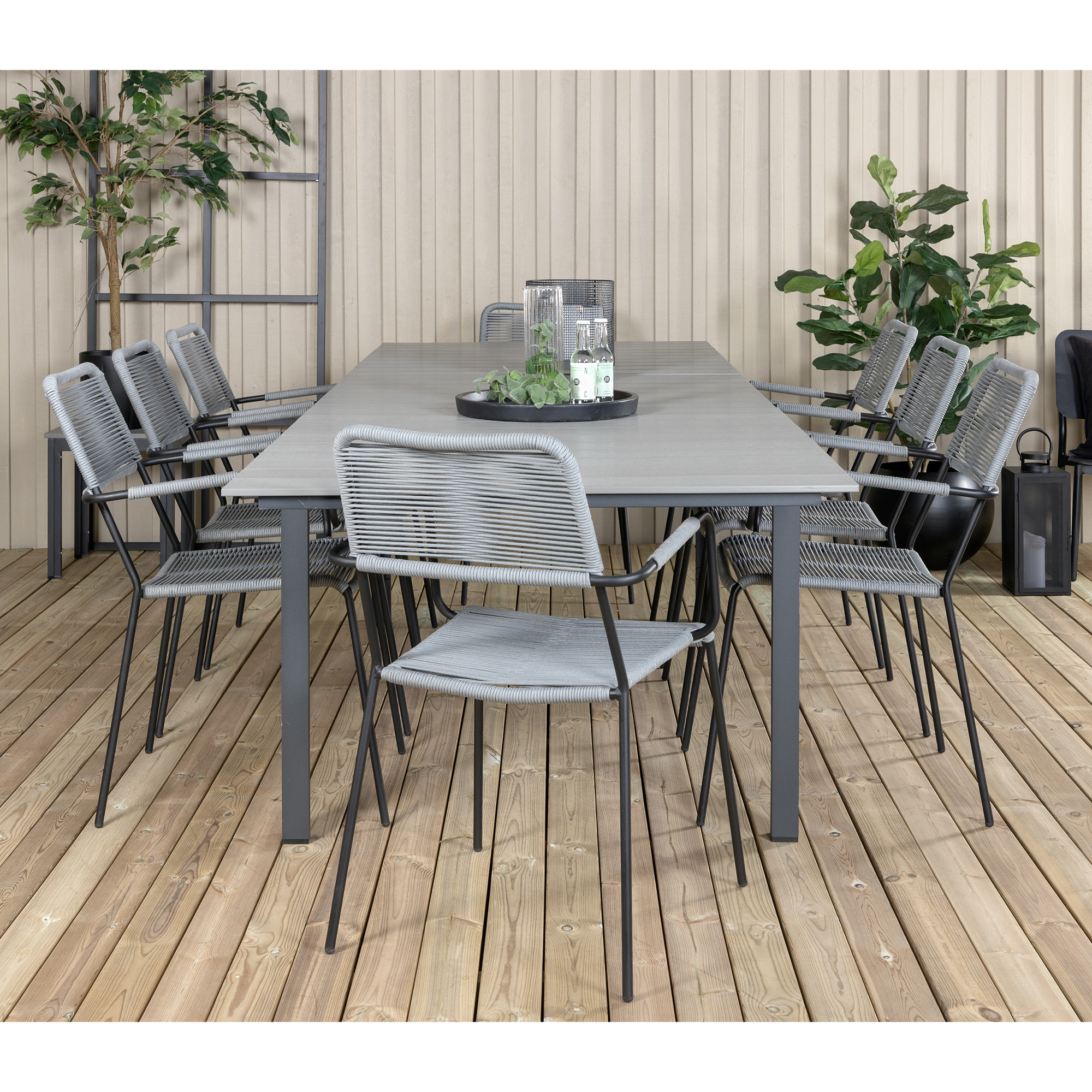 Matgrupp Venture Home Lova 224 med 8 Leon Matstolar