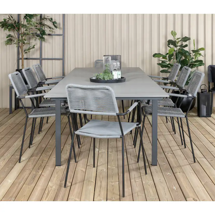 Matgrupp Venture Home Lova 224 med 8 Leon Matstolar