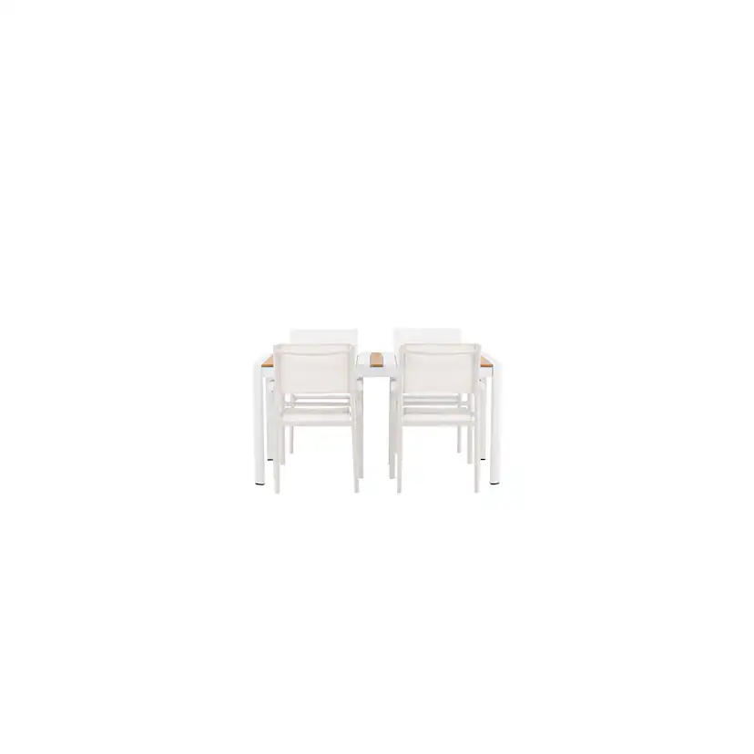 Matgrupp Venture Home Togo med 4 Santorini stolar