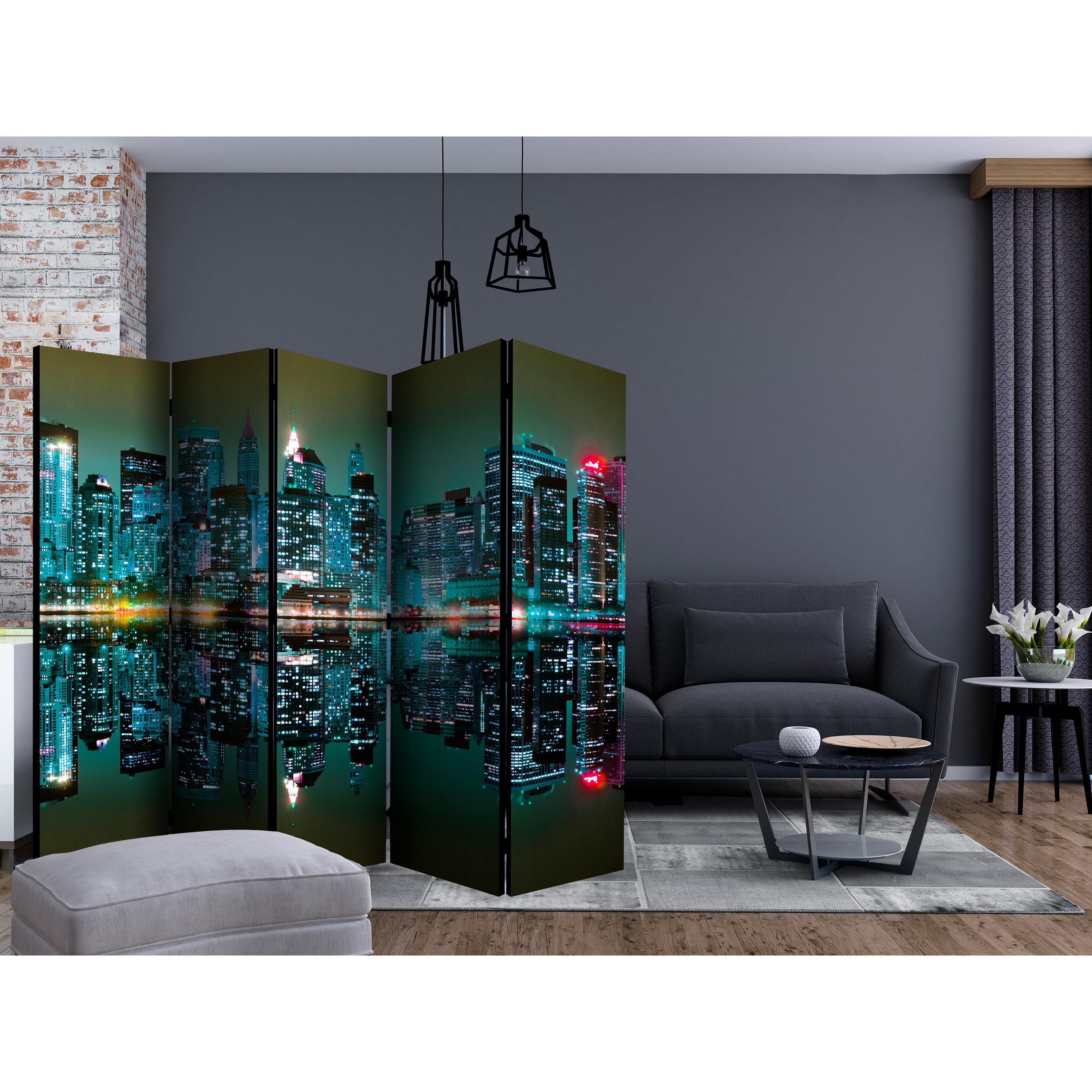 Rumsavdelare Arkiio Gold Reflections NYC II 225x172 cm