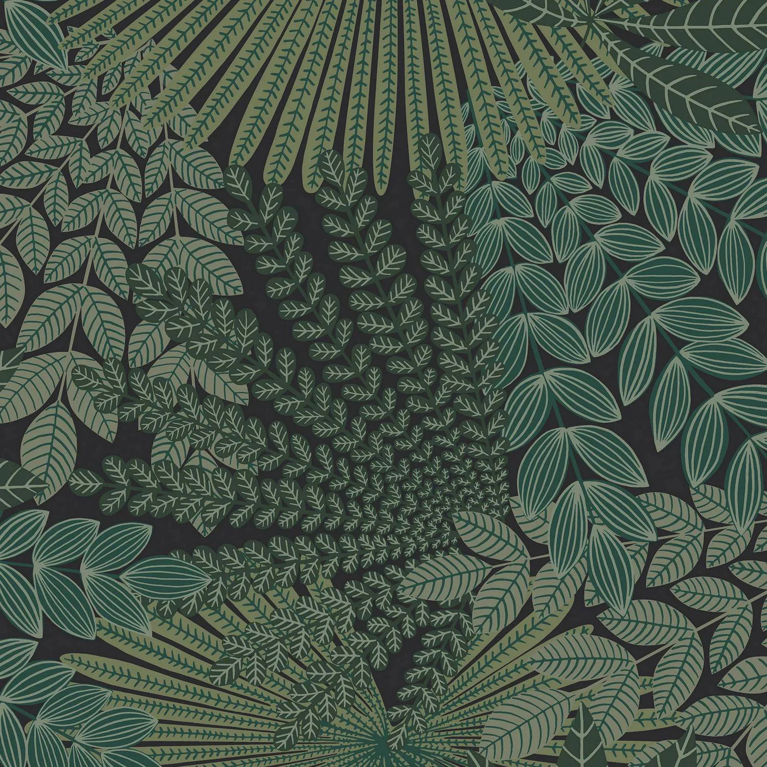 Tapet Boråstapeter Velvet Leaves 2263