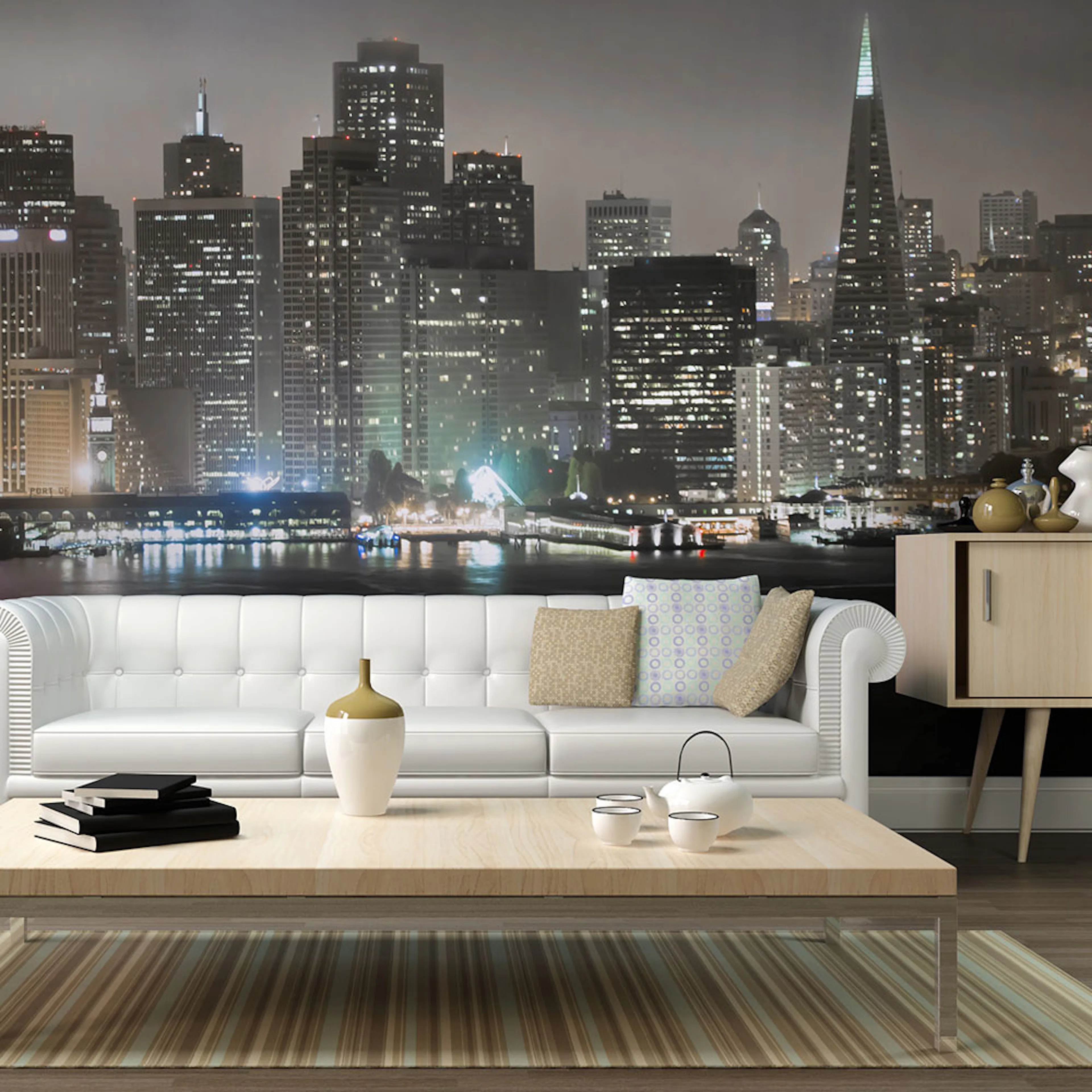Fototapet Arkiio San Francisco by night 450x270 cm