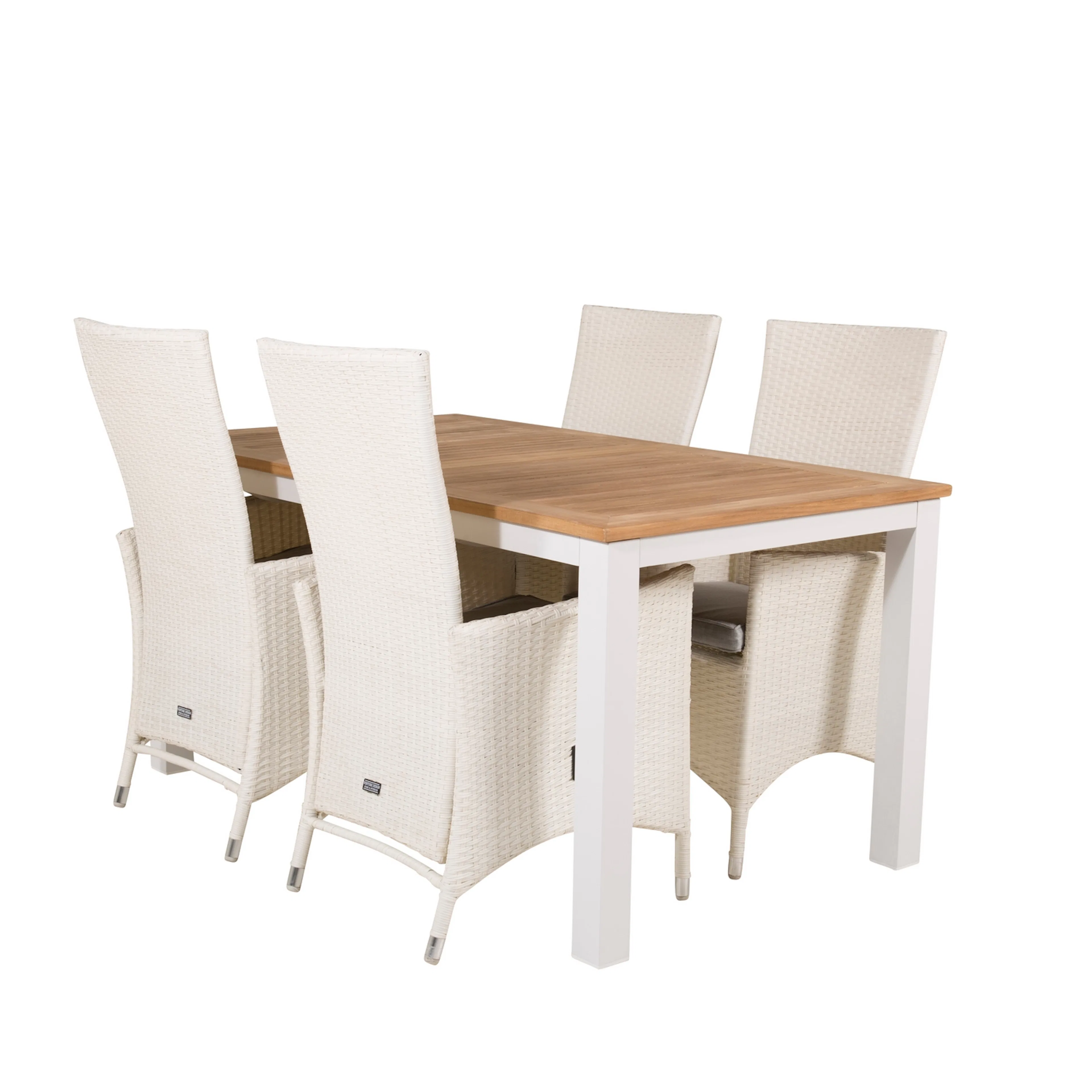 Matgrupp Venture Home Perla 152/210 med 4 Pishi Matstolar