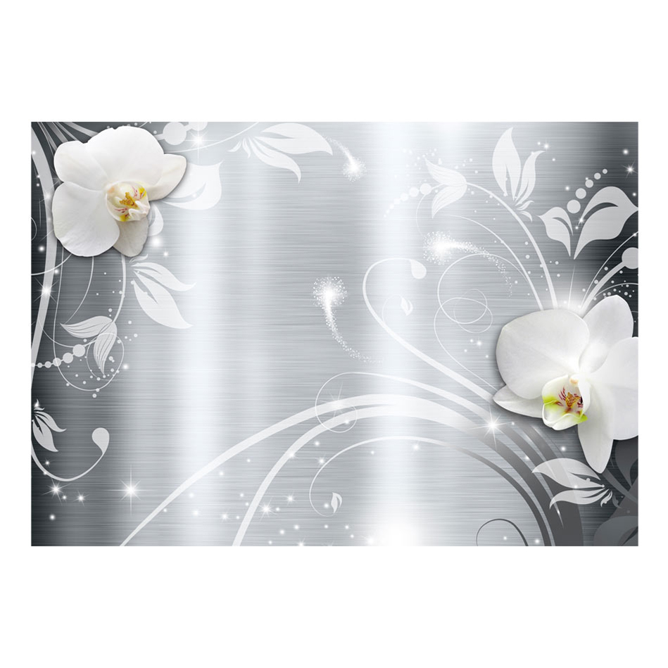 Fototapet Arkiio Orchids On Steel