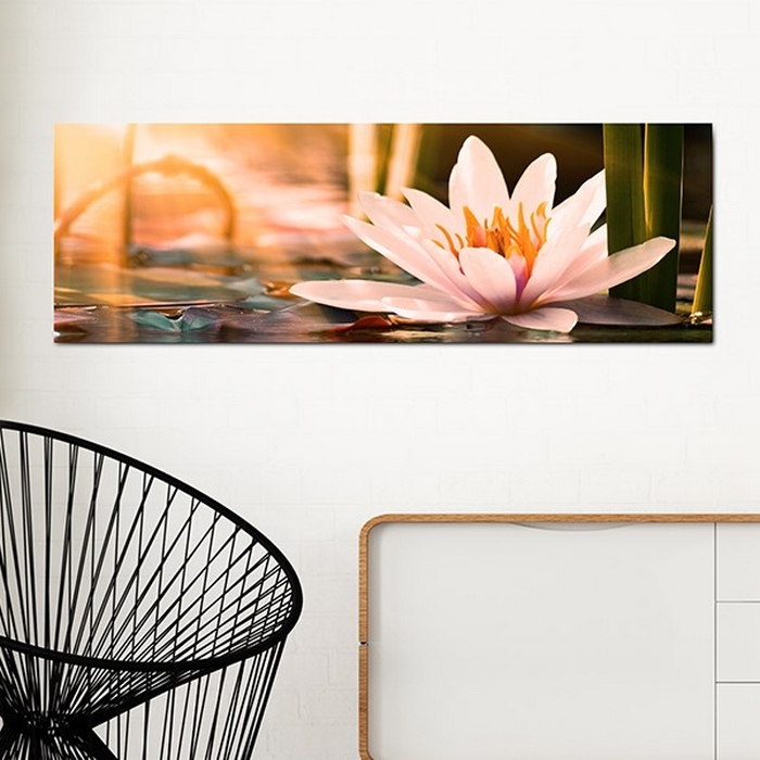 Tavla - Beautiful Lotus 150x50 150x50 cm