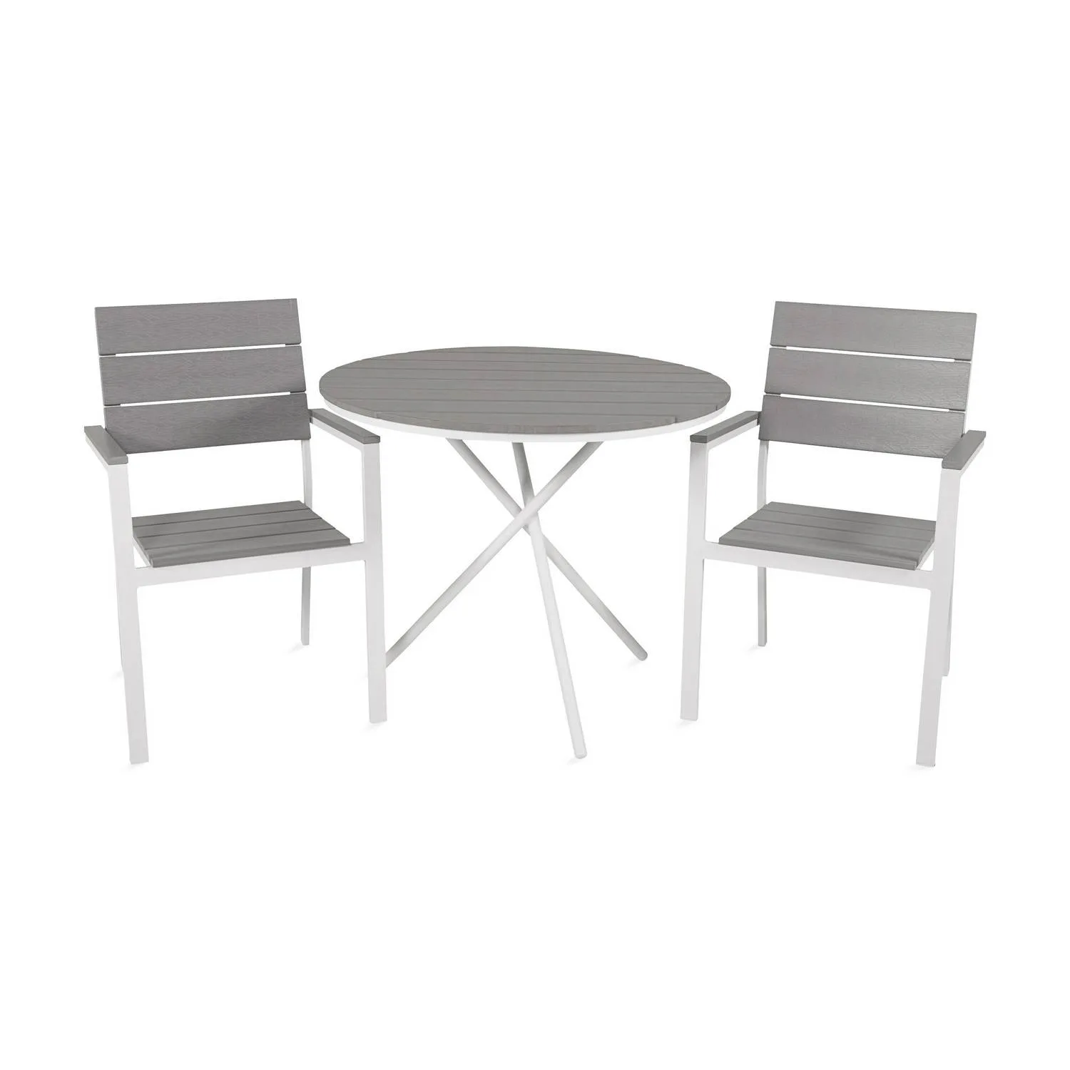 Cafégrupp Venture Home Parma Caféset Rund Ø90 cm med 2 Levels Stolar