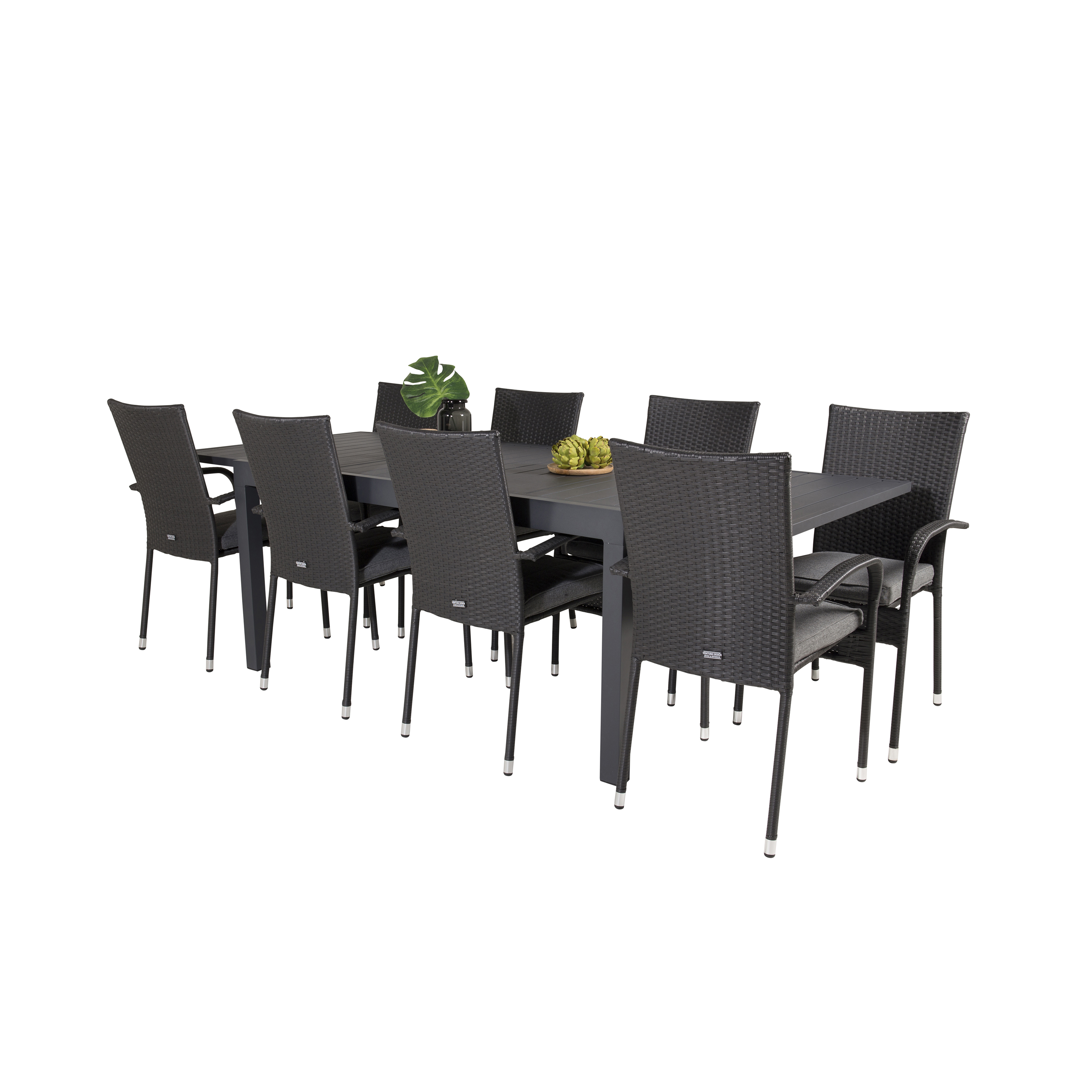 Matgrupp Venture Home Madrid 160/240 med 8 Asta Stolar