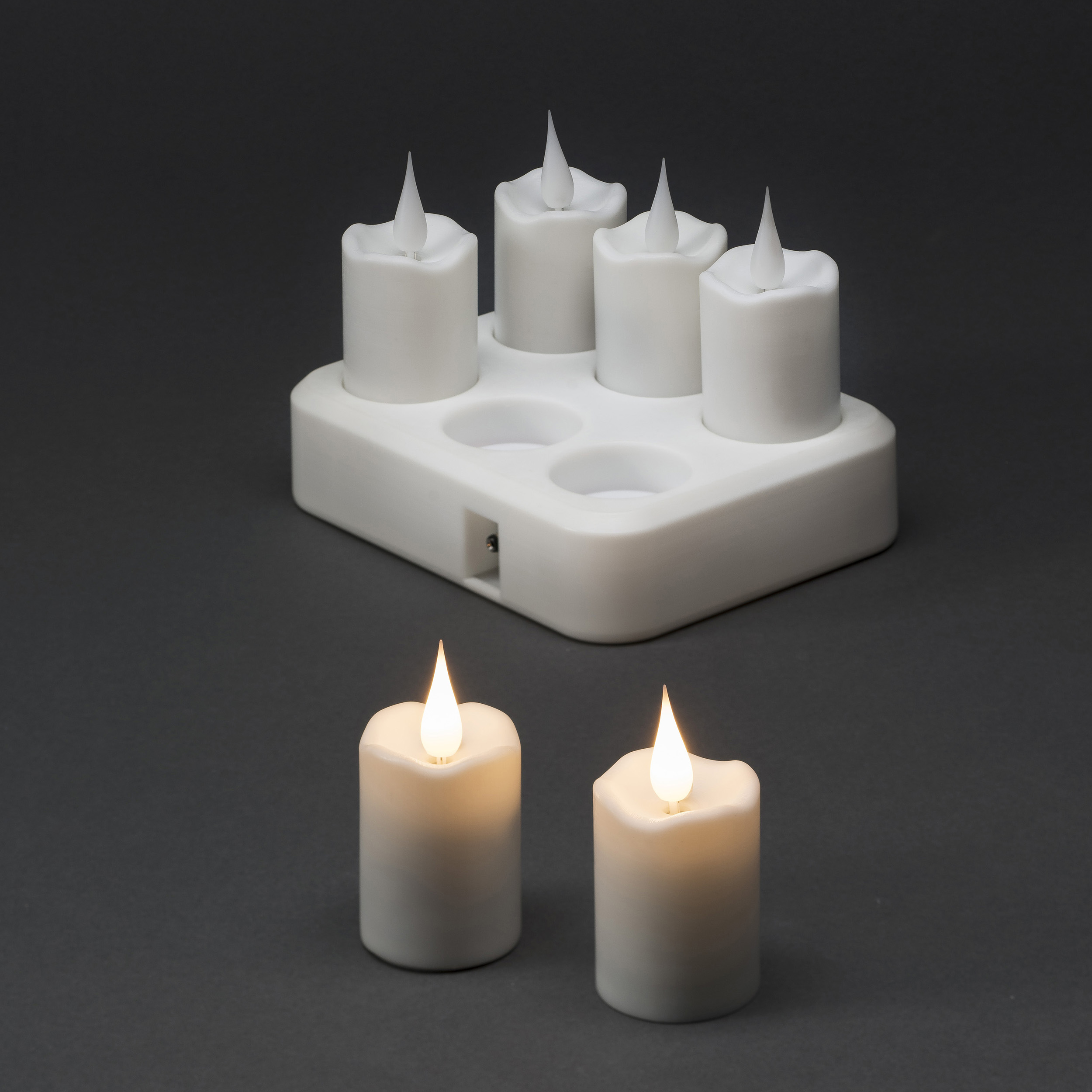 Värmeljus Gnosjö Konstsmide Laddningsbara 6 st