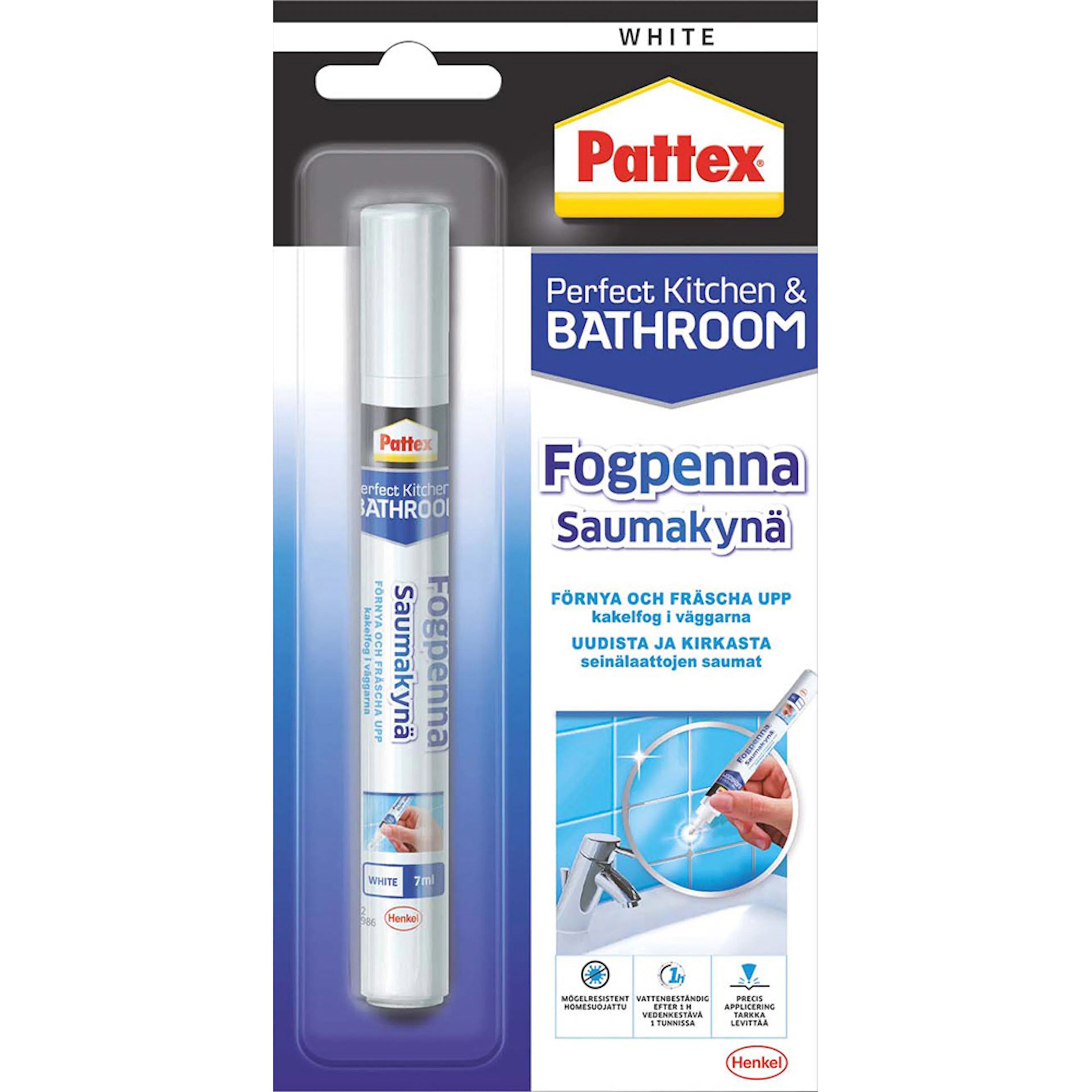 Fogpenna 7ml Vit Pattex Vit
