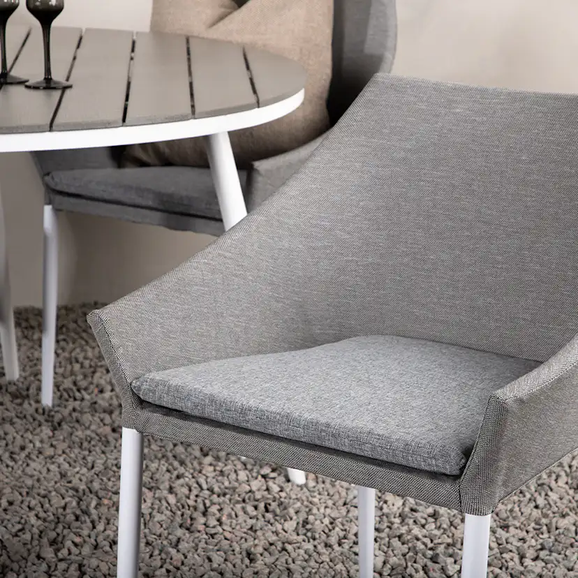 Matgrupp Venture Home Break Ø120 cm med 4 Spoga Stolar