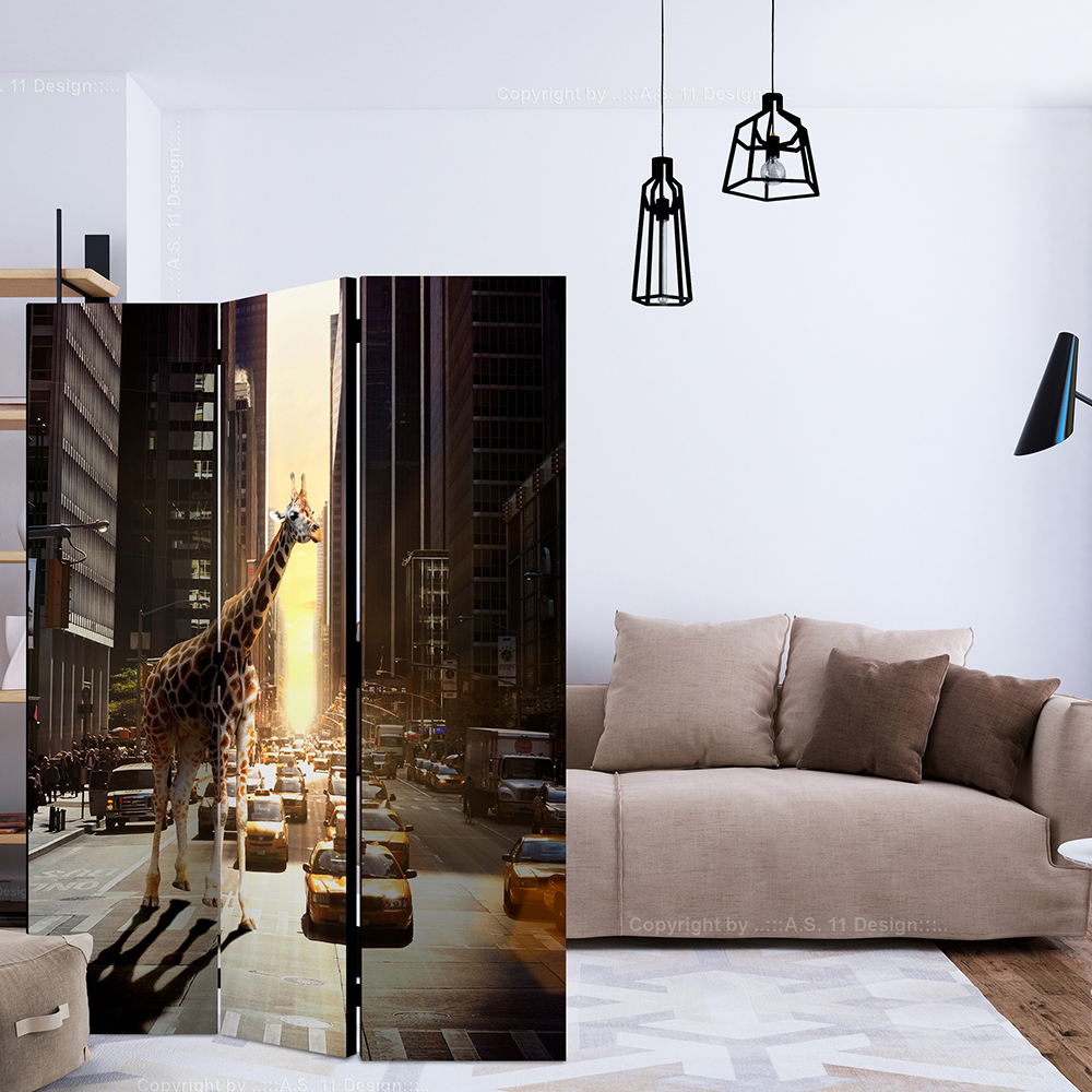 Rumsavdelare Arkiio Giraffe In The Big City 135x172 cm