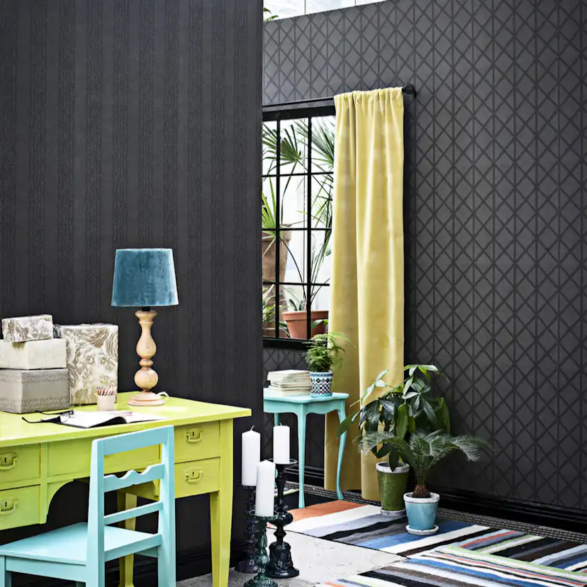 Tapet Decor Maison Eden Clambering Plants Mörkbrun