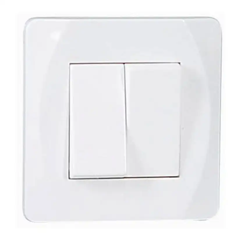 Strömbrytare Malmbergs Nova Infälld Kron Vit