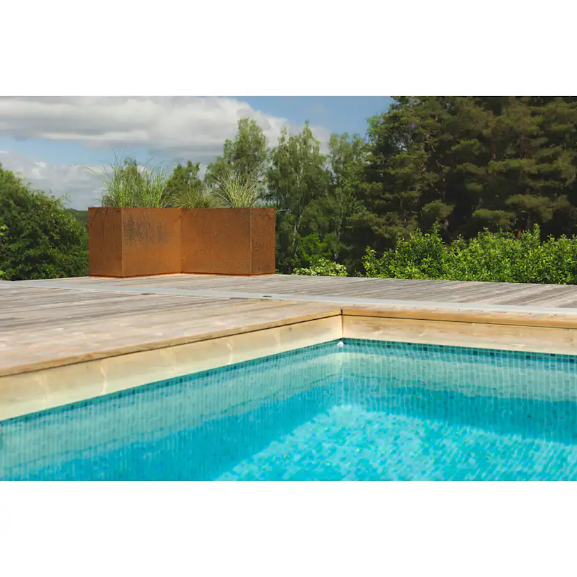 Komplett Hörn Jabo Planteringsbox Plantera 1200x1200x600 mm