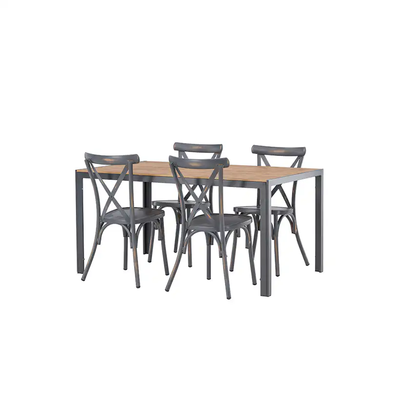 Matgrupp Venture Home Break Bord med 4 Tablas Stolar
