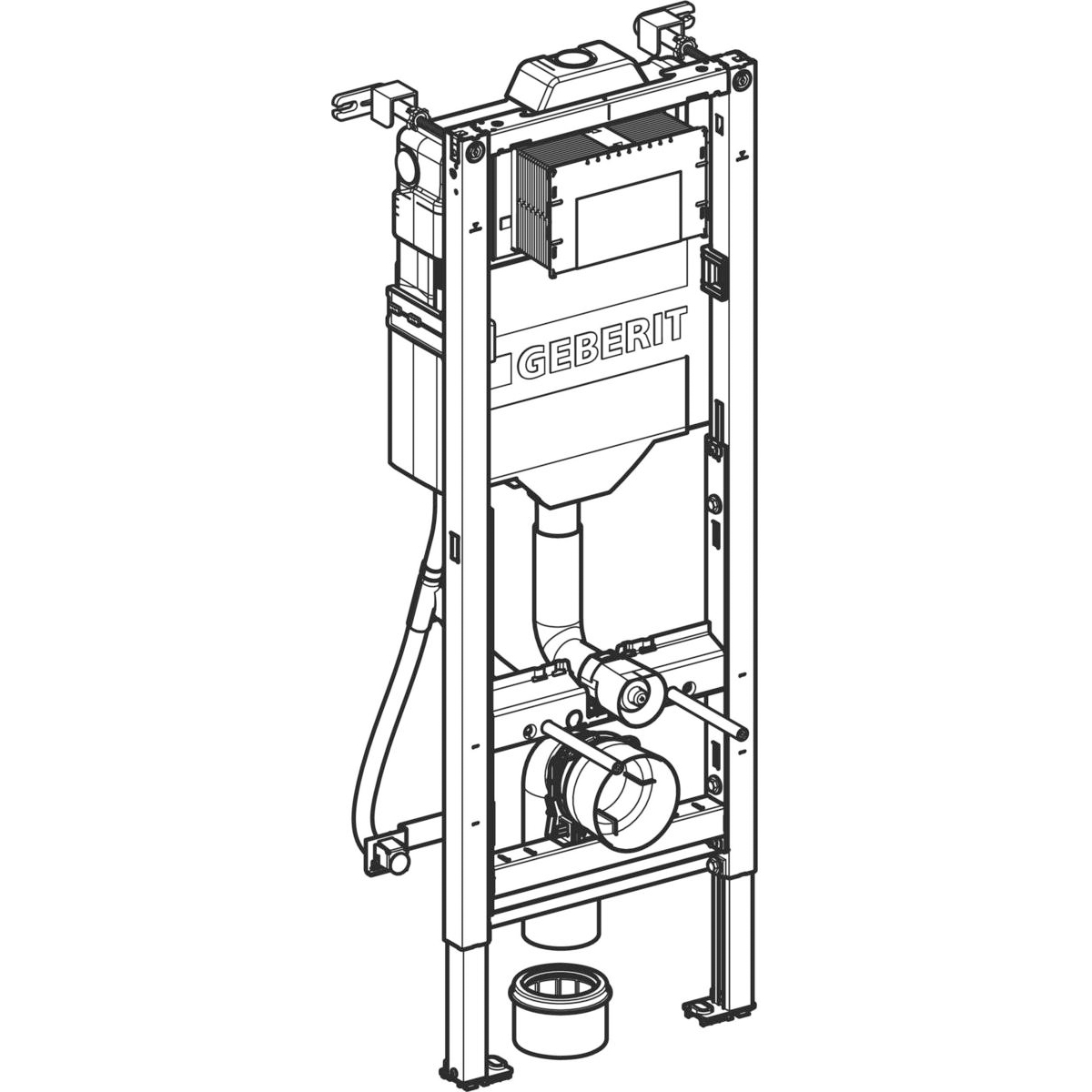 WC-Fixtur Geberit Duofix Sigma Smal 112 cm