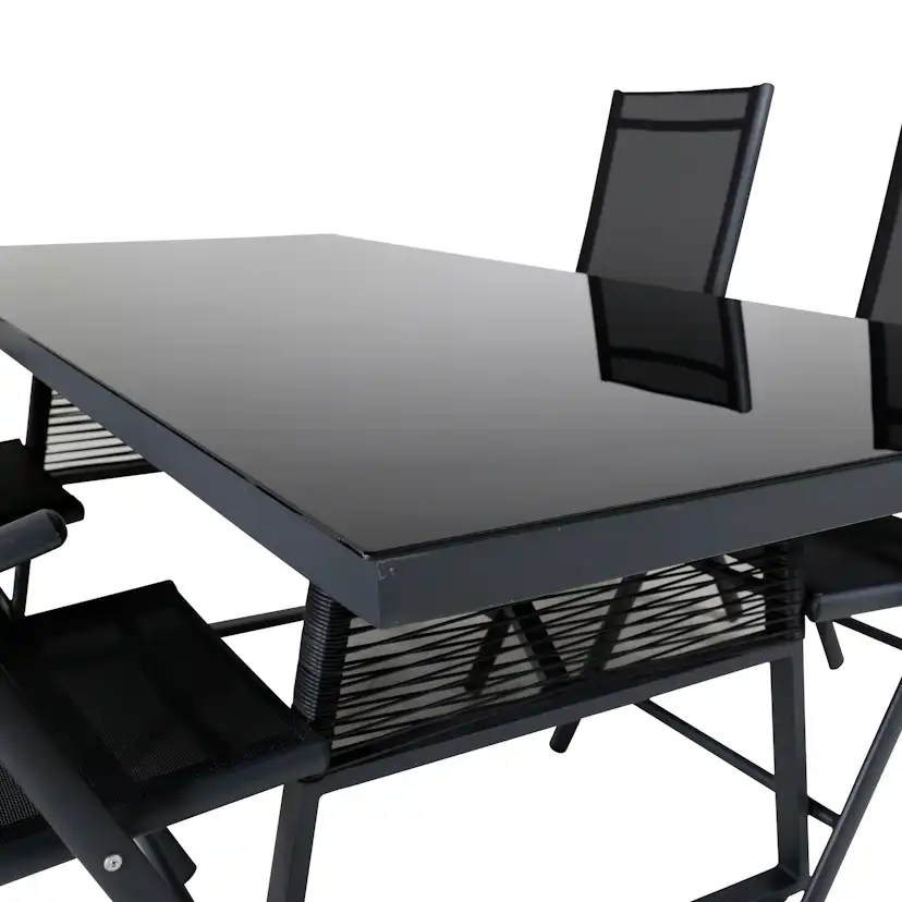 Matgrupp Venture Home Dallas Matgrupp Utomhus 193cm med 4 Break Positionsstolar
