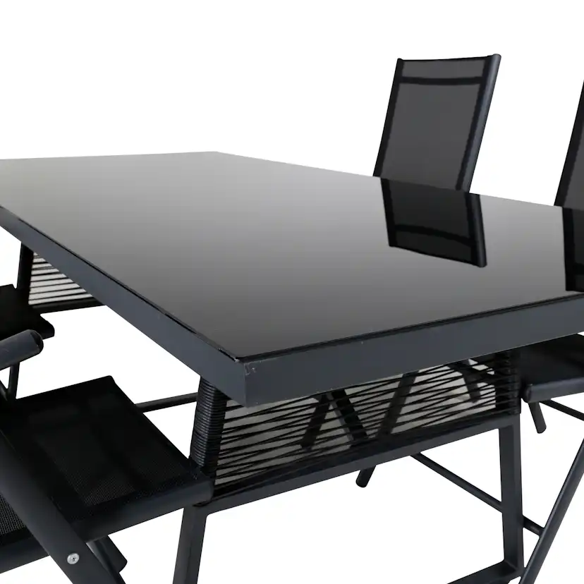 Matgrupp Venture Home Dallas Matgrupp Utomhus 193cm med 4 Break Positionsstolar
