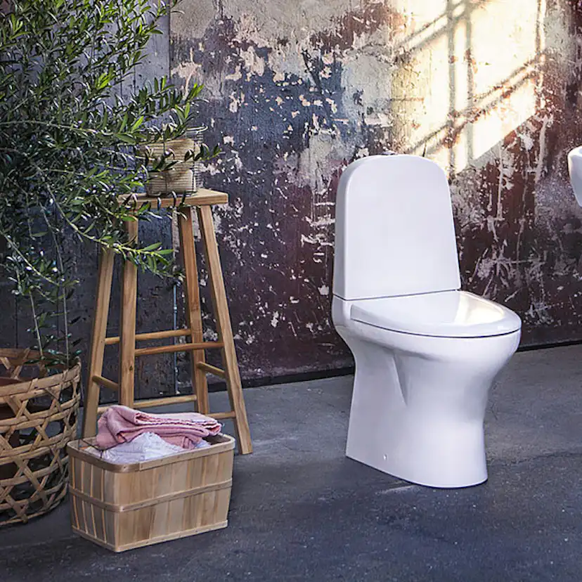 Toalettstol Gustavsberg Estetic 8300 Hygienic Flush för Limning