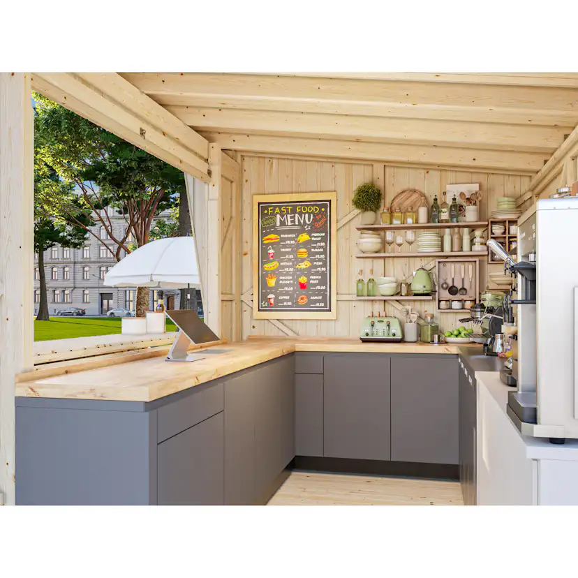 Kiosk Palmako Kira 8,2 m2 (inv. 7,7 m2)