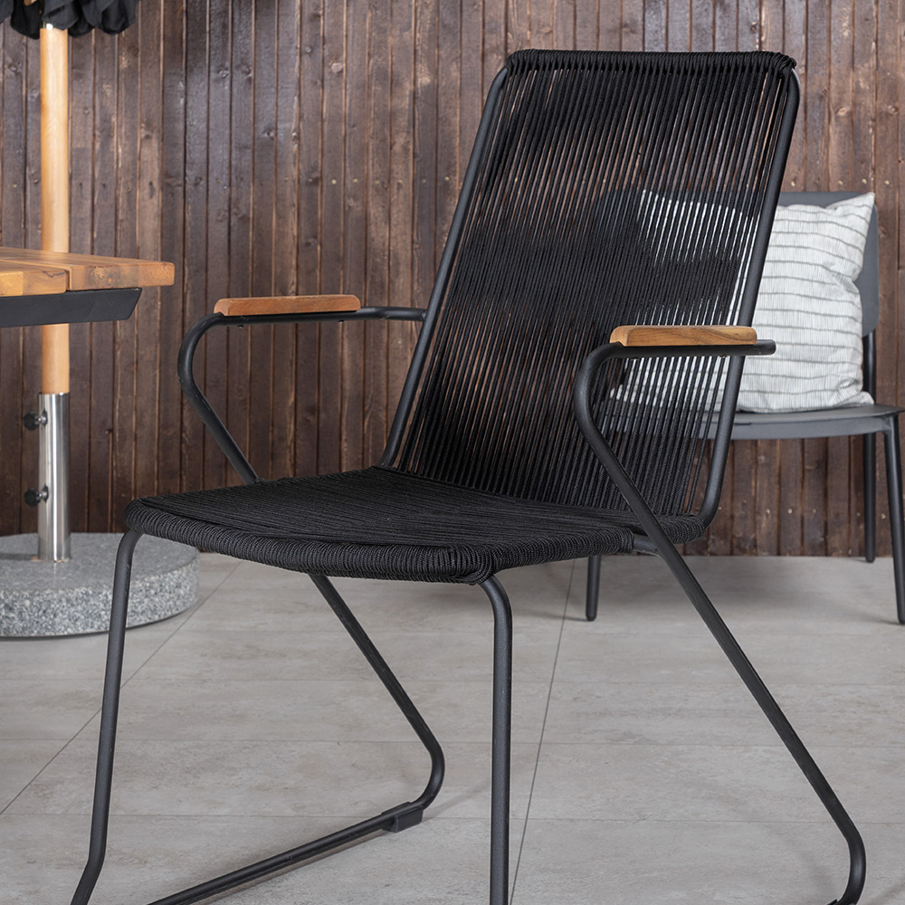 Matgrupp Venture Home Chane med 4 Billy Karmstolar