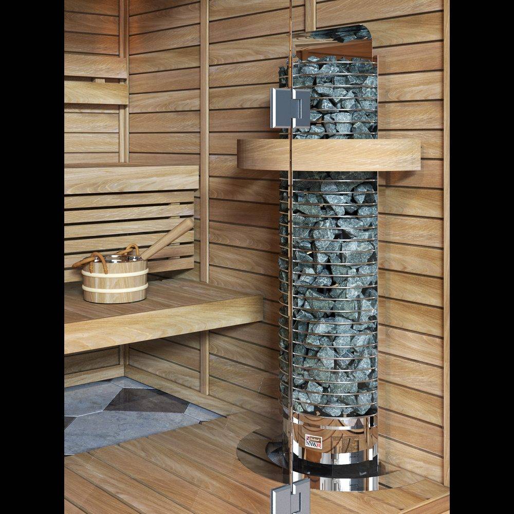 Elektriskt Bastuaggregat SAWO Tower Vägg 3P-1P