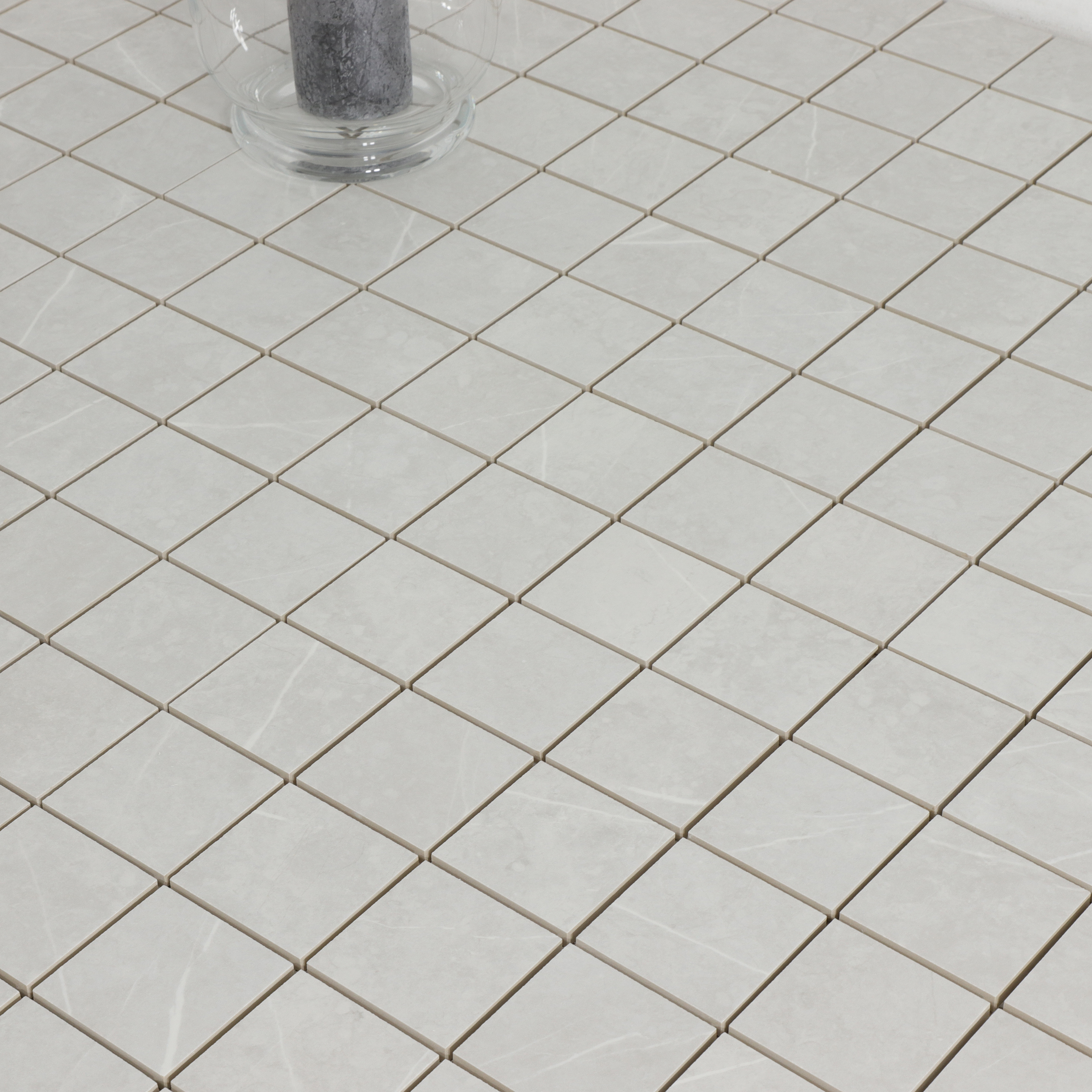 Mosaik Tenfors Altamura Pearl Matt Marmor 7x7 cm