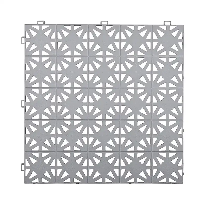 Golvplatta Hestraplattan Hestra Glacier Grey Golvtrall i Plast